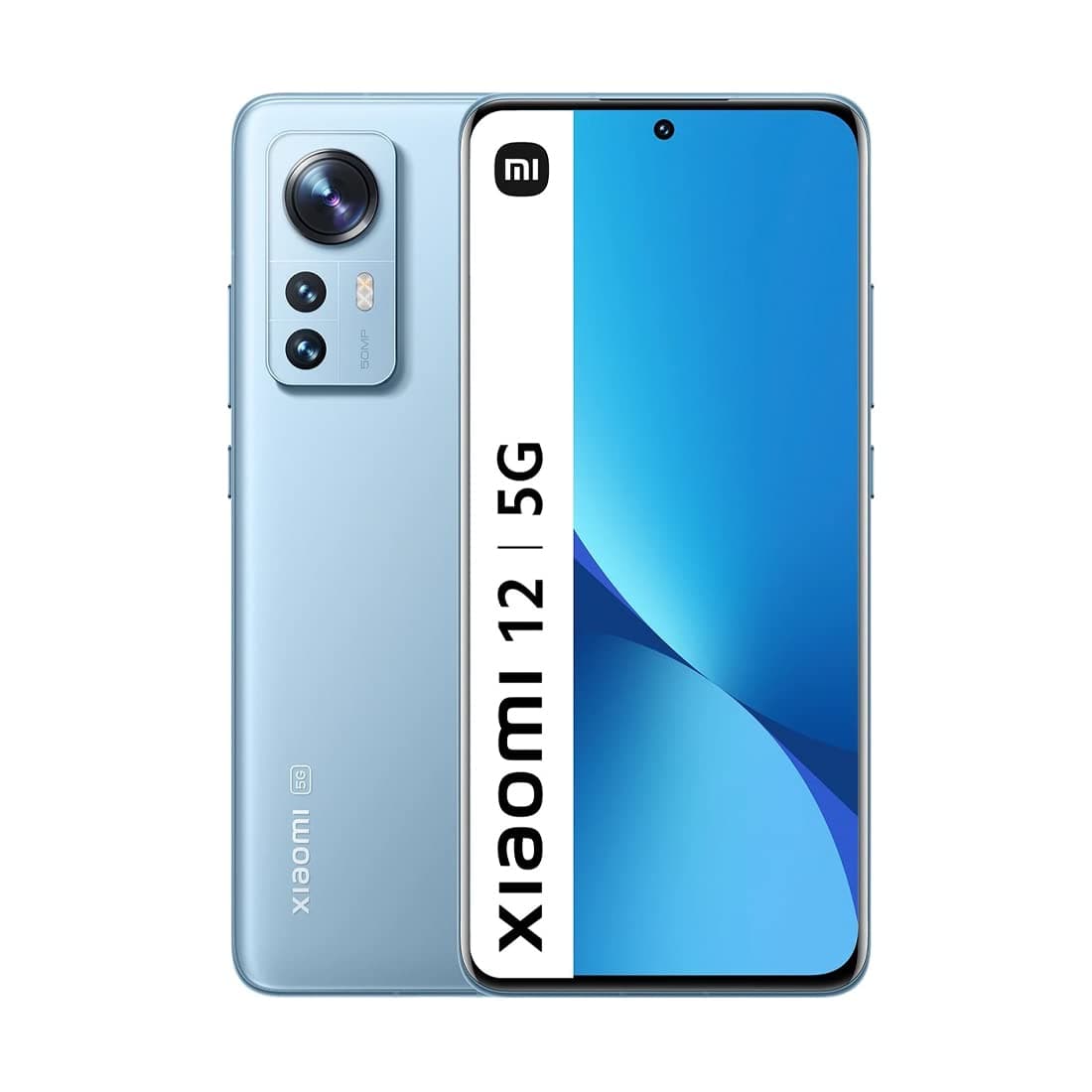 Xiaomi 12 - Smartphone 8+256GB, 6.28” 120Hz AMOLED Display, Snapdragon 8 Gen 1, 50MP+13MP+5MP Triple Camera, 4500mAh, Blue (UK Version + 2 Years Warranty)