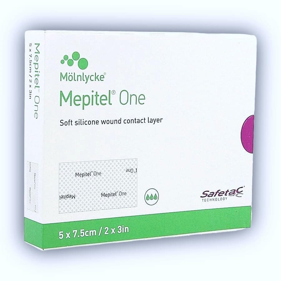 Mepitel One Silicone Mesh Bandage 5 x 7.5 cm Pack of 10