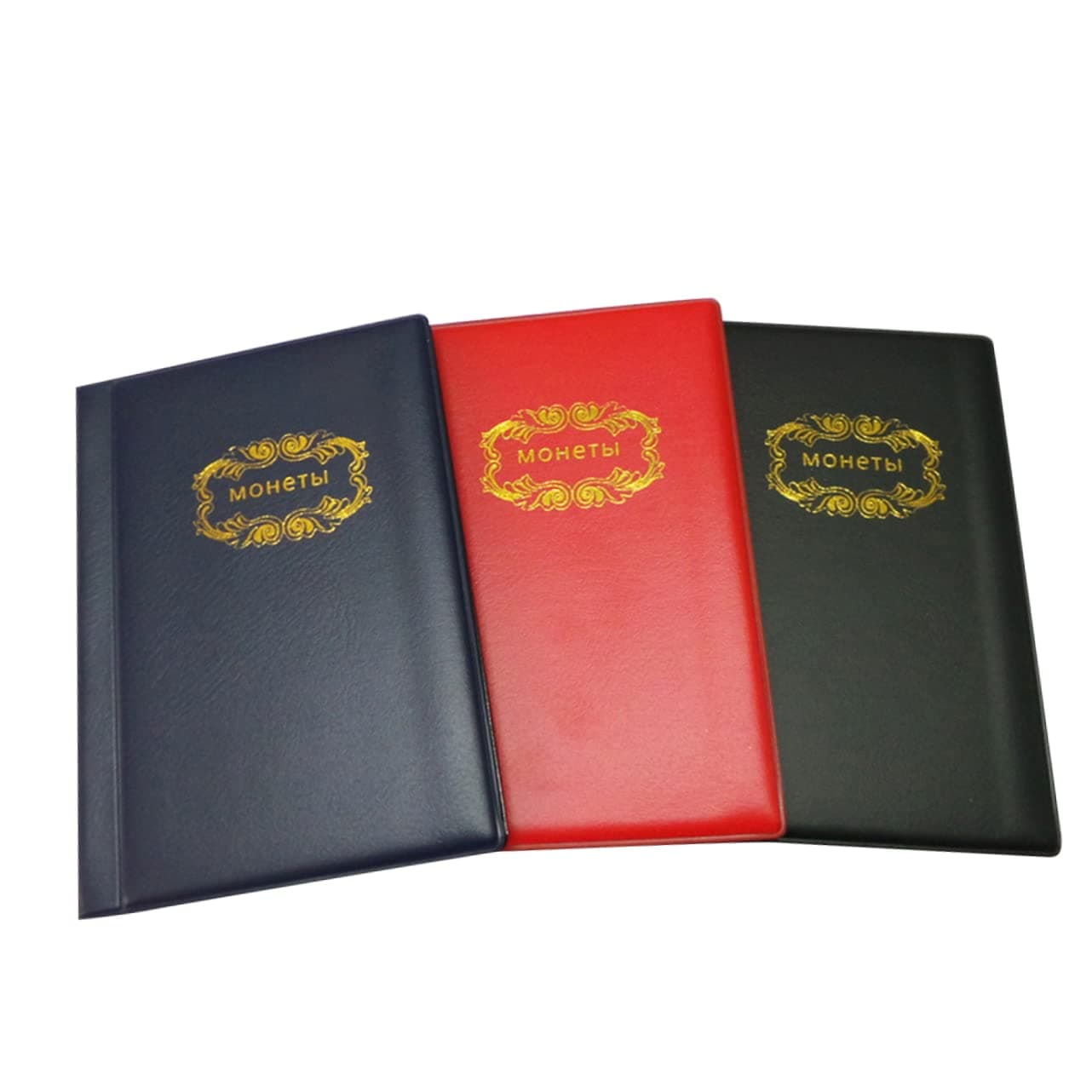 Collection Album Russian Language Cover Mini Storage Book for Collectors Artificial Portable