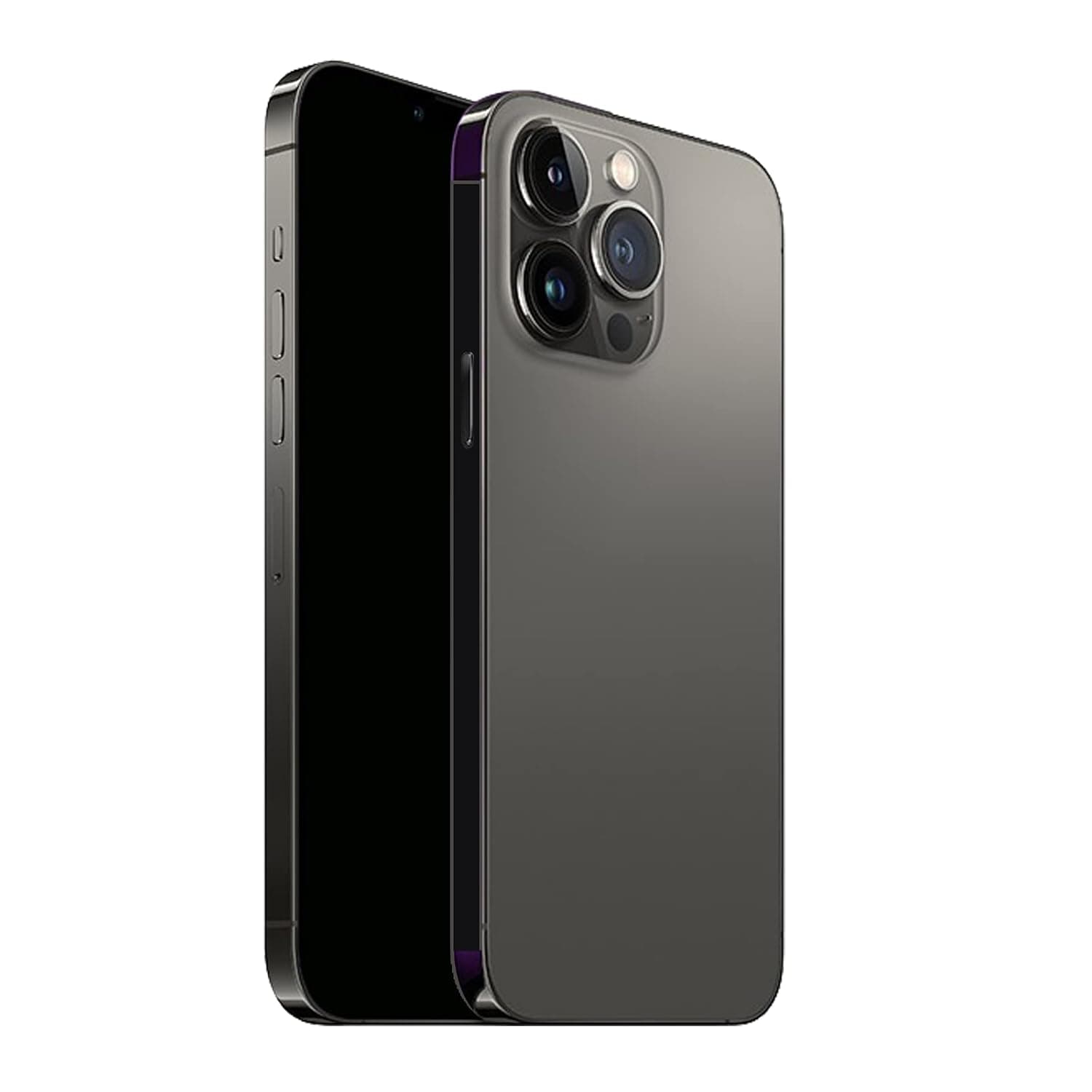Non-Working Fake Phone Compatible with iPhone 13 Pro Max, Dummy Phone That Looks Real, No Logo (Black, Black Screen)