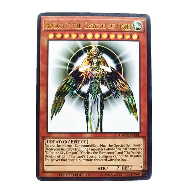 SA-LUX - Yu%Gi%Ohs Holactie The Creator of Light Blue Eyes White DRAGONs DIY Тоуs Hobbies Hobby Collectibles Game Collection Anime Cards (B1)