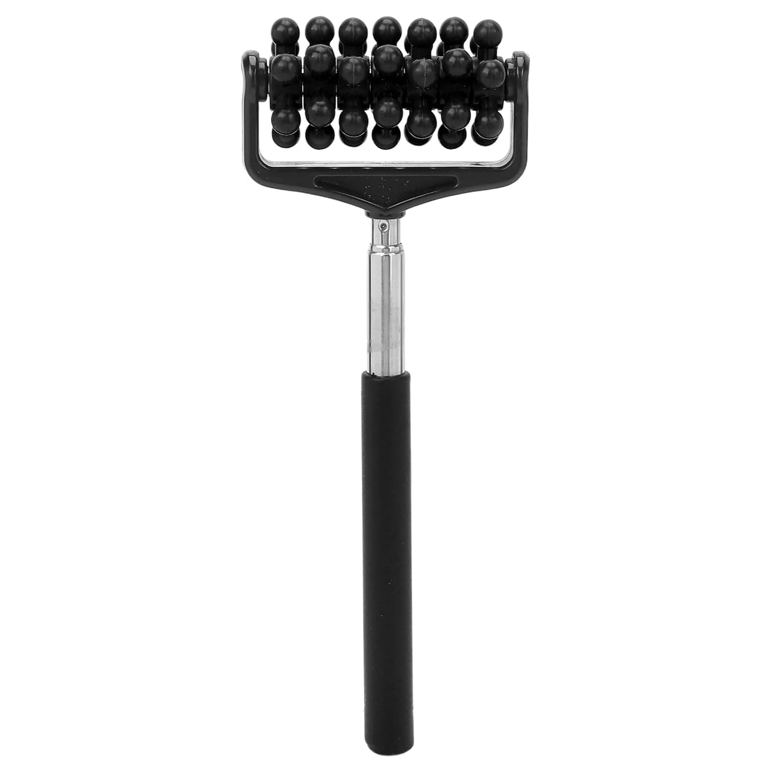 Telescopic Back Massager, Massage Roller, Men Women Massage Roller Stick Manual Massager for Massage and Relaxation, Relieves Body Muscle Fatigue and Pain (Black)