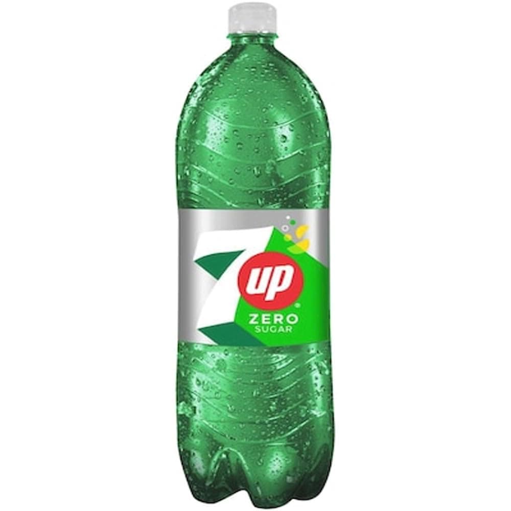 7Up Zero Sugar Soft Drink, Plastic Bottle, 1 L