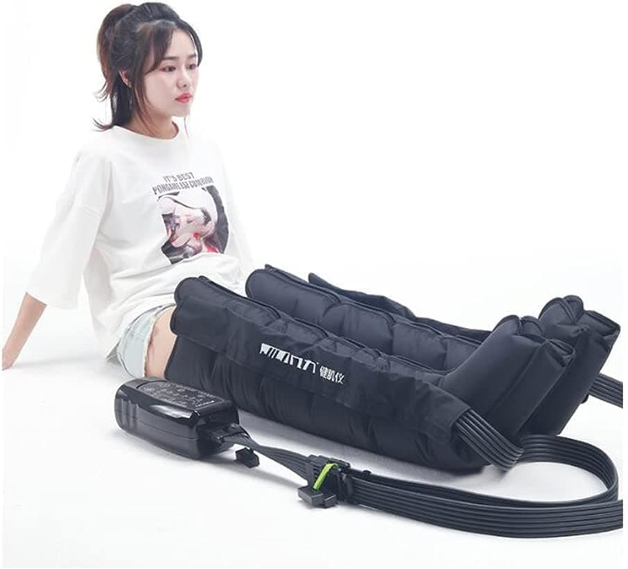 8 Cavity Air Compression Leg Massager for Foot and Calf Circulation Massage Boots,Physiotherapy Recovery Relaxation Pain Relief Massage Calf(L)