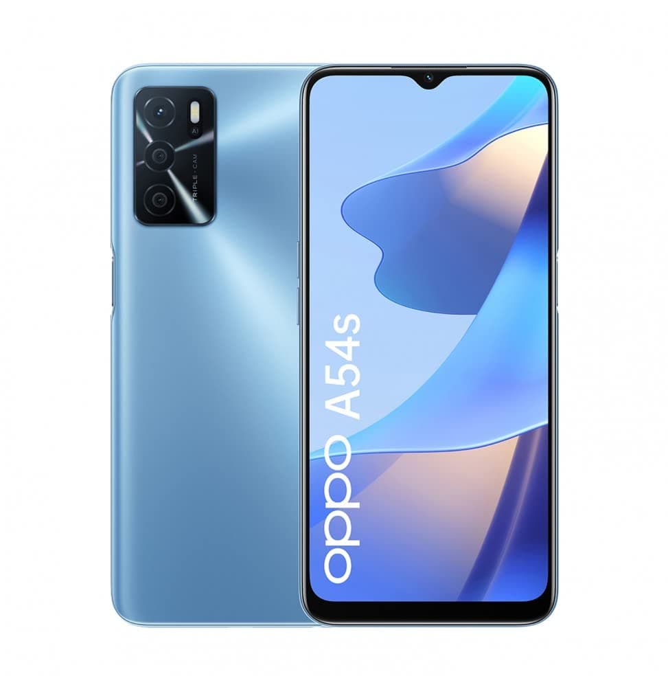 Oppo A54s Dual-SIM 128GB ROM + 4GB RAM (GSM Only | No CDMA) Factory Unlocked 4G/LTE Smartphone (Pearl Blue) - International Version