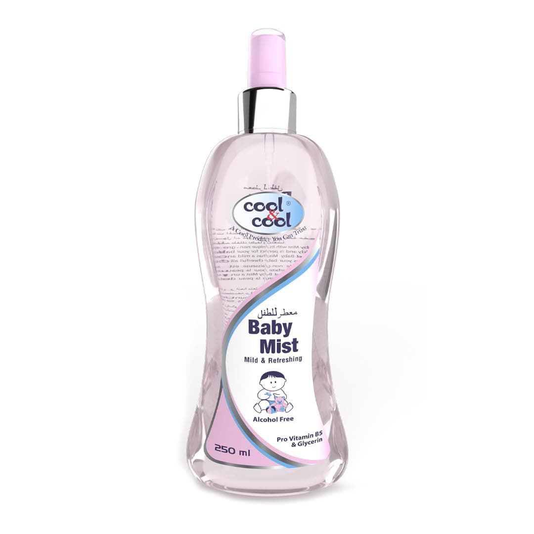 Cool & Cool Mild & Refreshing Baby Mist, 250Ml - Blue