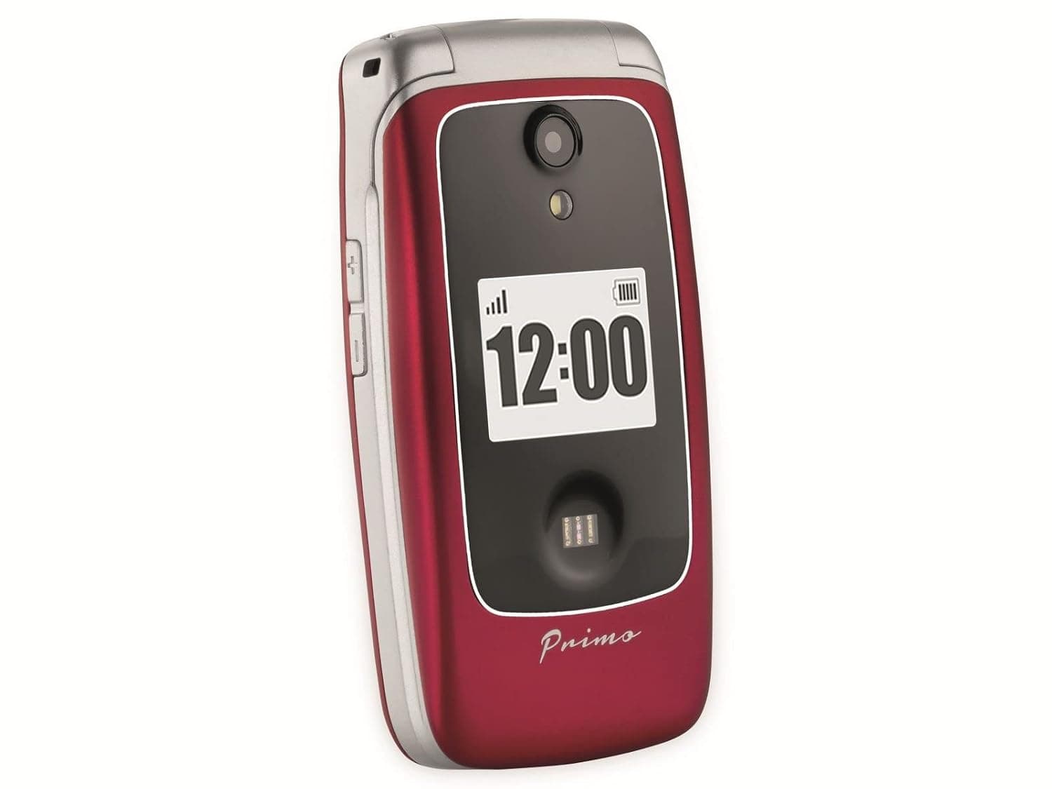 Doro Primo 418 Single-SIM (GSM Only | No CDMA) Factory Unlocked 2G Cellphone (Red) - International Version