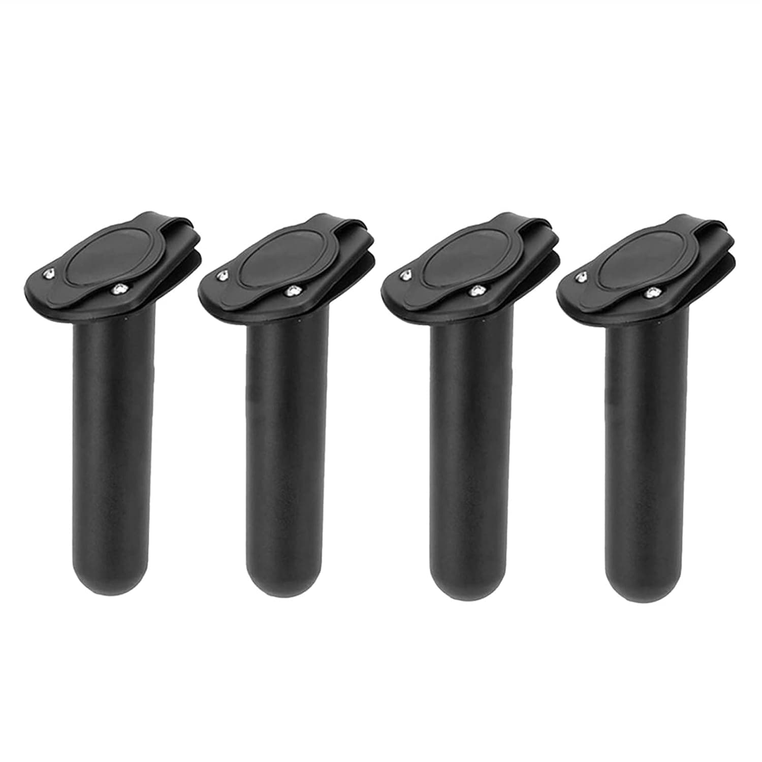 Kayak 4PC 2PC Plastic Flush Mount Fishing Rod Holder Gasket Kayak Canoe Tackle Water Sports Rowing Boating for Kayaks Canoes Boats (Color : 4 Piece)