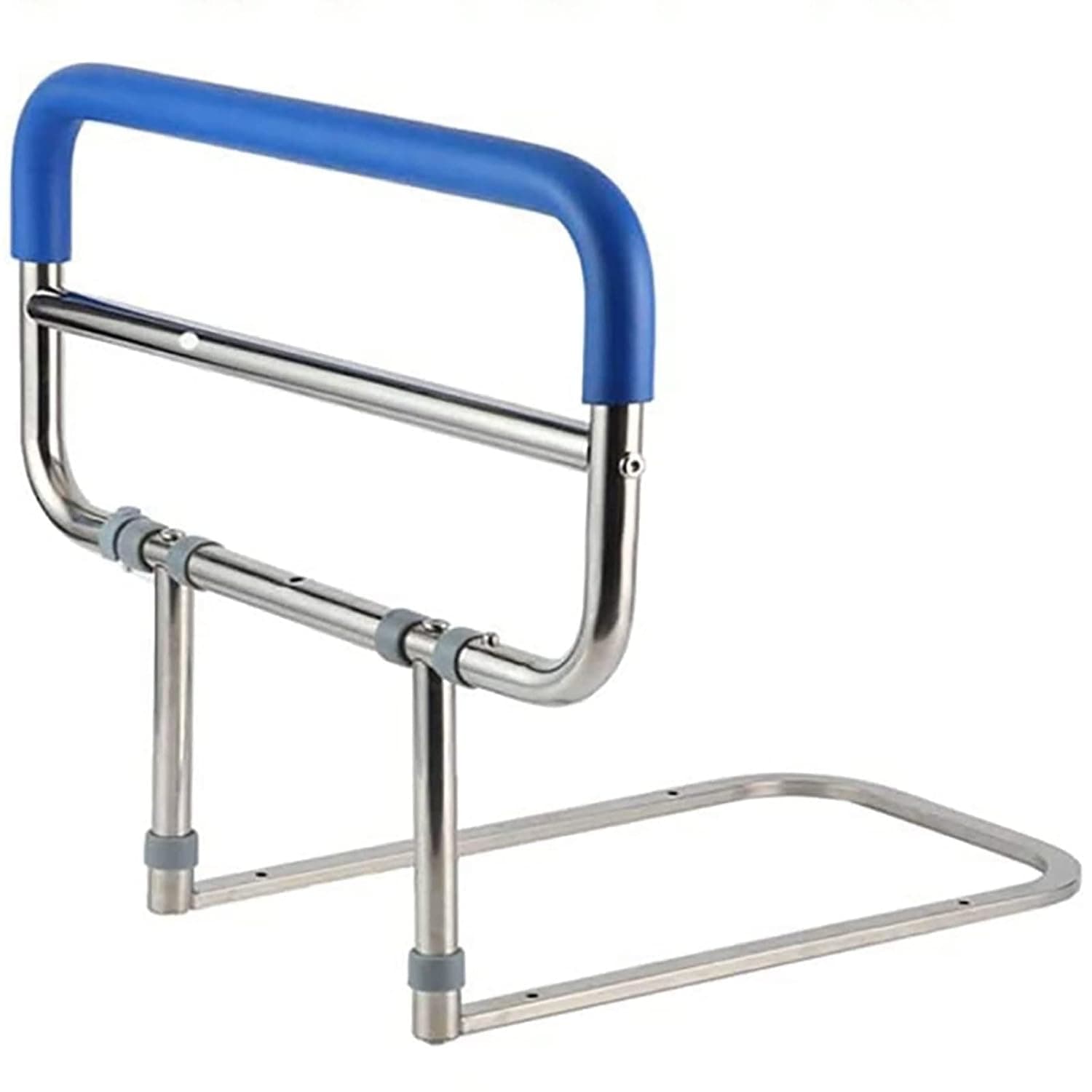 Adjustable Bed Rails, Stainless Steel Bedside Handrail Stable and Foldable Bedside Assistant Medical Anti-fall Bed Safety Handrail
