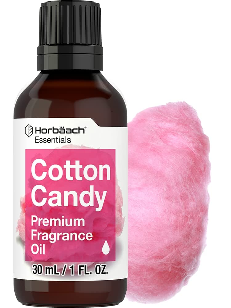 Horbäach Cotton Candy Fragrance Oil | 1 fl oz (30ml) | Premium Grade | for Diffusers, Candle and Soap Making, Aroma Spray, DIY Projects & More