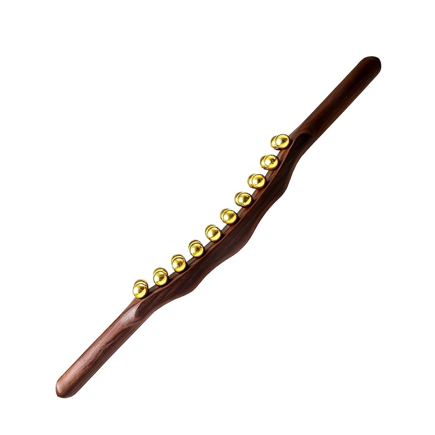 Massage Bar Double Row 20 Beads Relaxation Tools | Manual Massage Sticks for Body Calves Thighs Legs Shoulder Neck Back