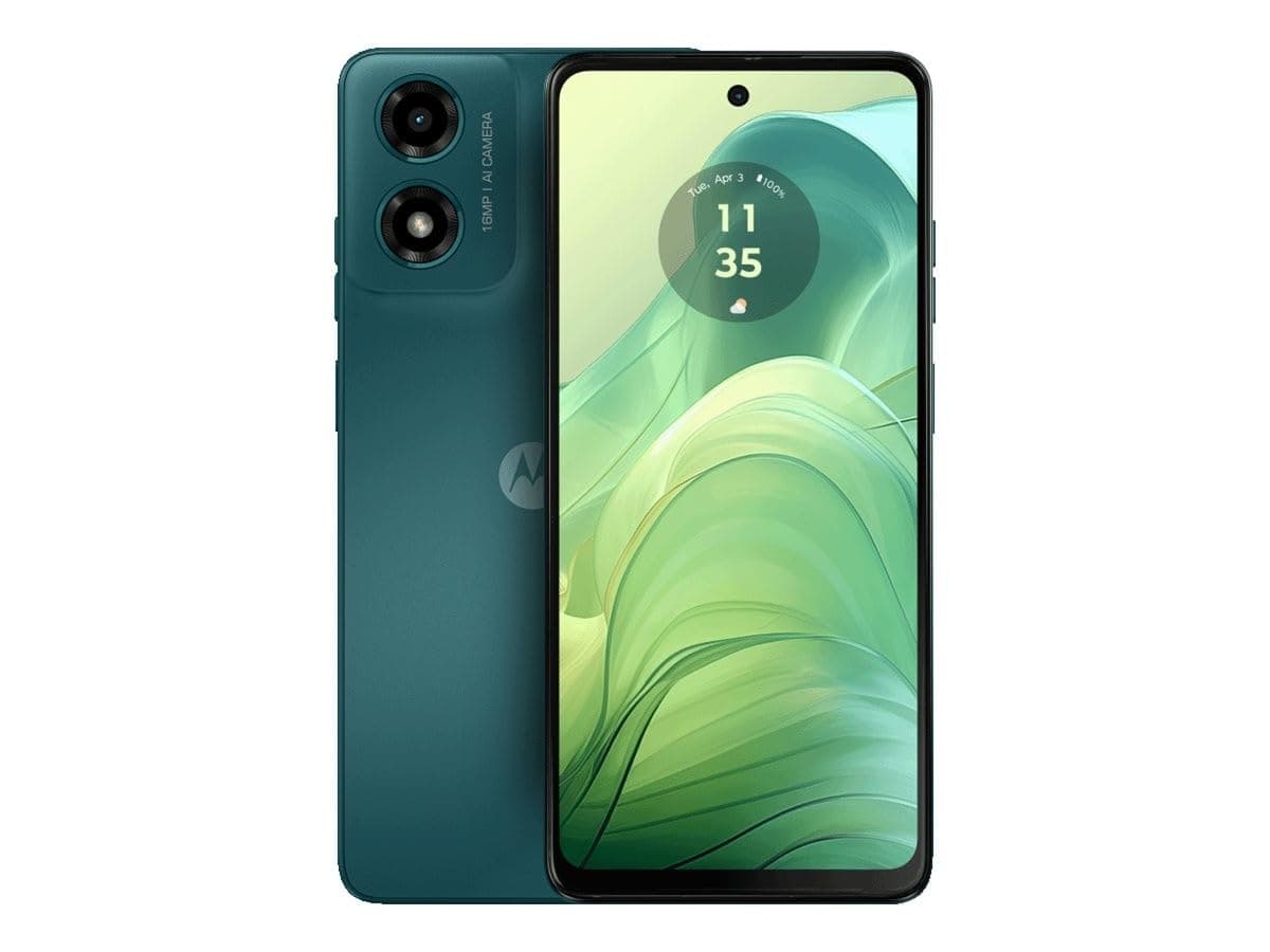 Motorola Moto G04 Dual-SIM 64GB ROM + 4GB RAM (GSM Only | No CDMA) Factory Unlocked 4G/LTE Smartphone (Sea Green) - International Version
