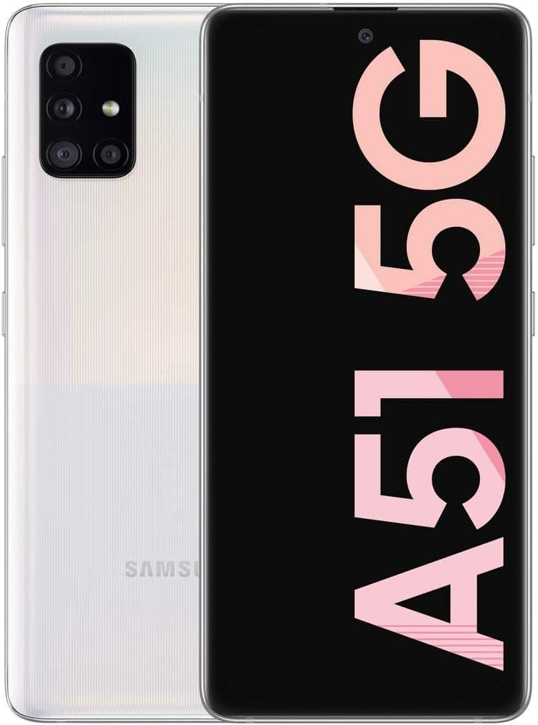 Samsung Galaxy A51 Dual-SIM 128GB ROM + 6GB RAM (GSM Only | No CDMA) Factory Unlocked 4G/LTE Smartphone (Prism Crush White) - International Version
