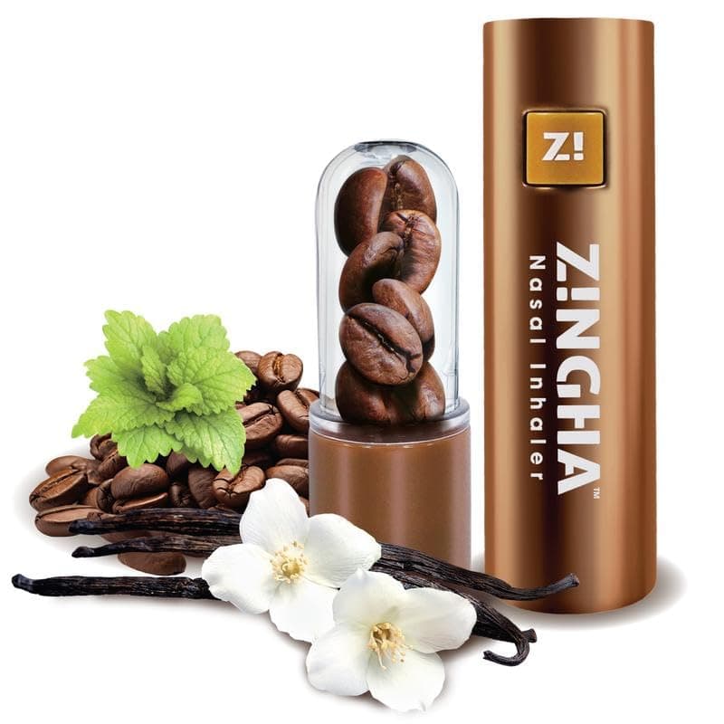 Z!NGHA Vanilla Coffee Mint Aromatherapy Nasal Stick, Portable Inhaler | Portable coffee and mint aroma stick for work, study, travel and daily use