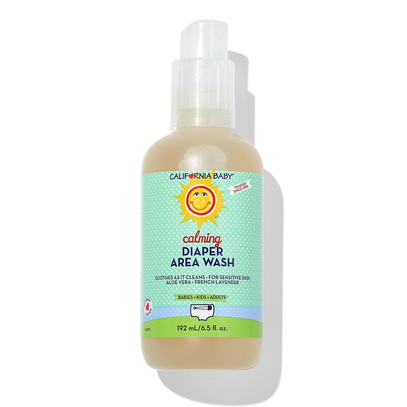 California Baby Calming Diaper Area Wash/Spray (6.5 ounces) Gentle Intimate Spray Cleaning |Gently cleans and soothes | Calming, Alcohol-Free