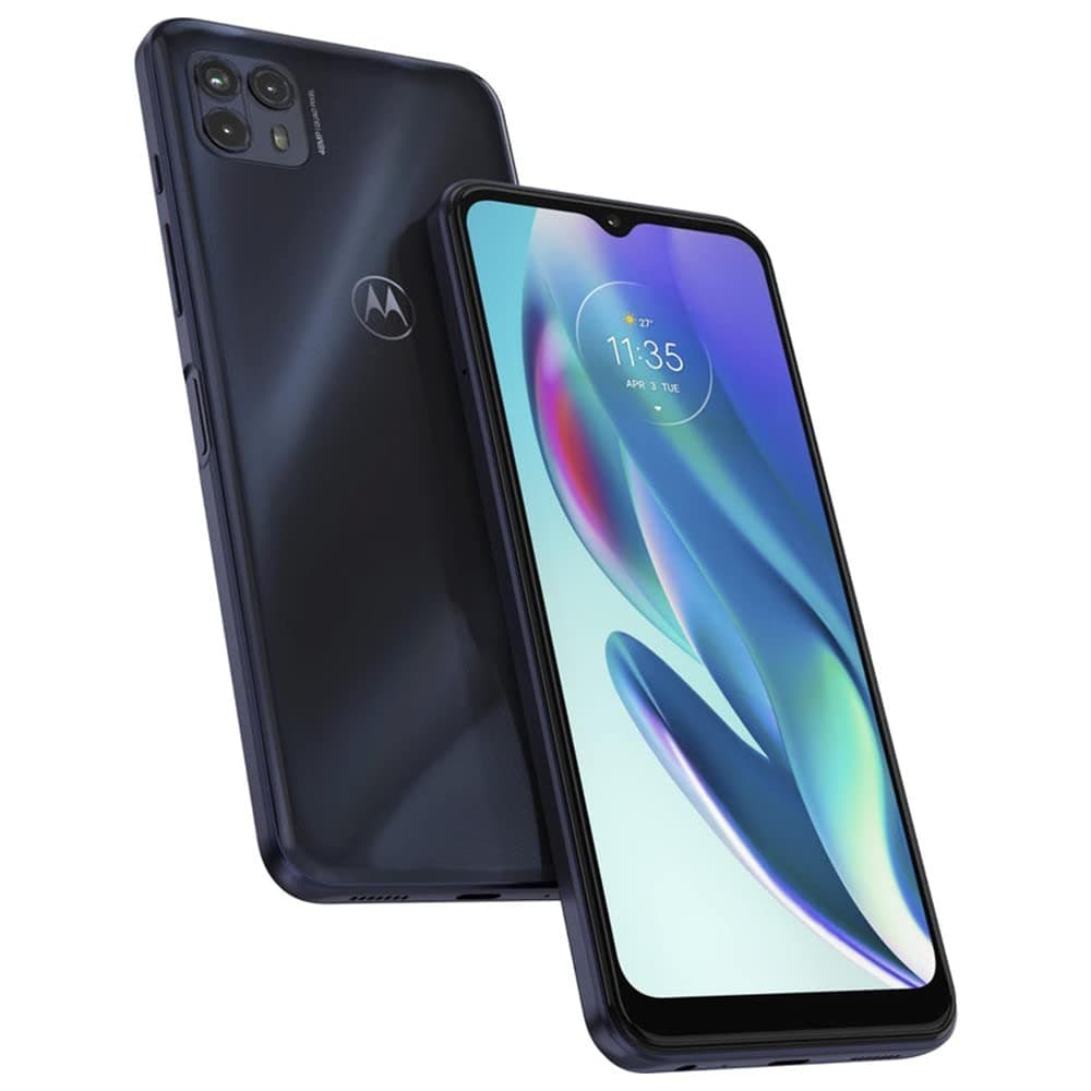 Motorola Moto G50 Dual-SIM 128GB ROM + 4GB RAM (GSM Only | No CDMA) Factory Unlocked 5G Android Smartphone (Meteorite Grey) - International Version
