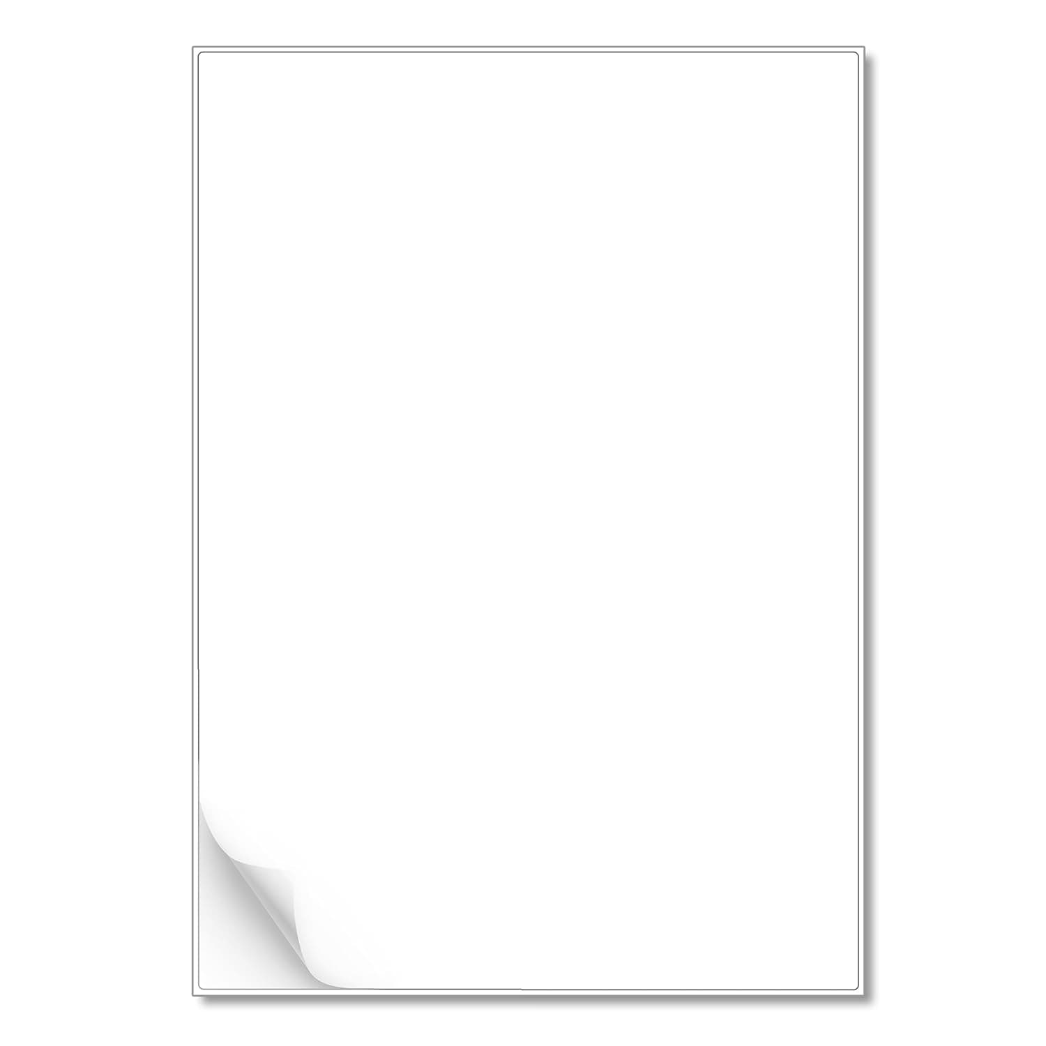 L LIKED A4 Sticker Paper for Laser & Inkjet Printing, 100 Sheets