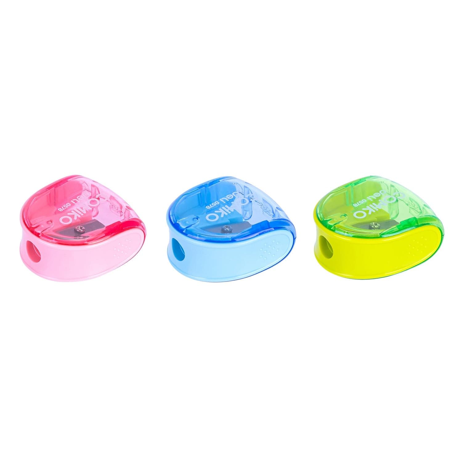 Deli Pencil Sharpener, Student Manual Pencil Sharpener, Assorted Colors