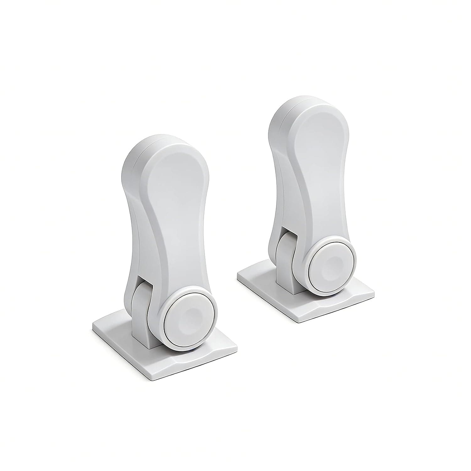 2Pack Child Proof Door Lever Lock,3M Adhesive Child Locks Security Door Locks 180 Degree Revolving,No Drilling Need,Baby Proofing Door Handle Lock.