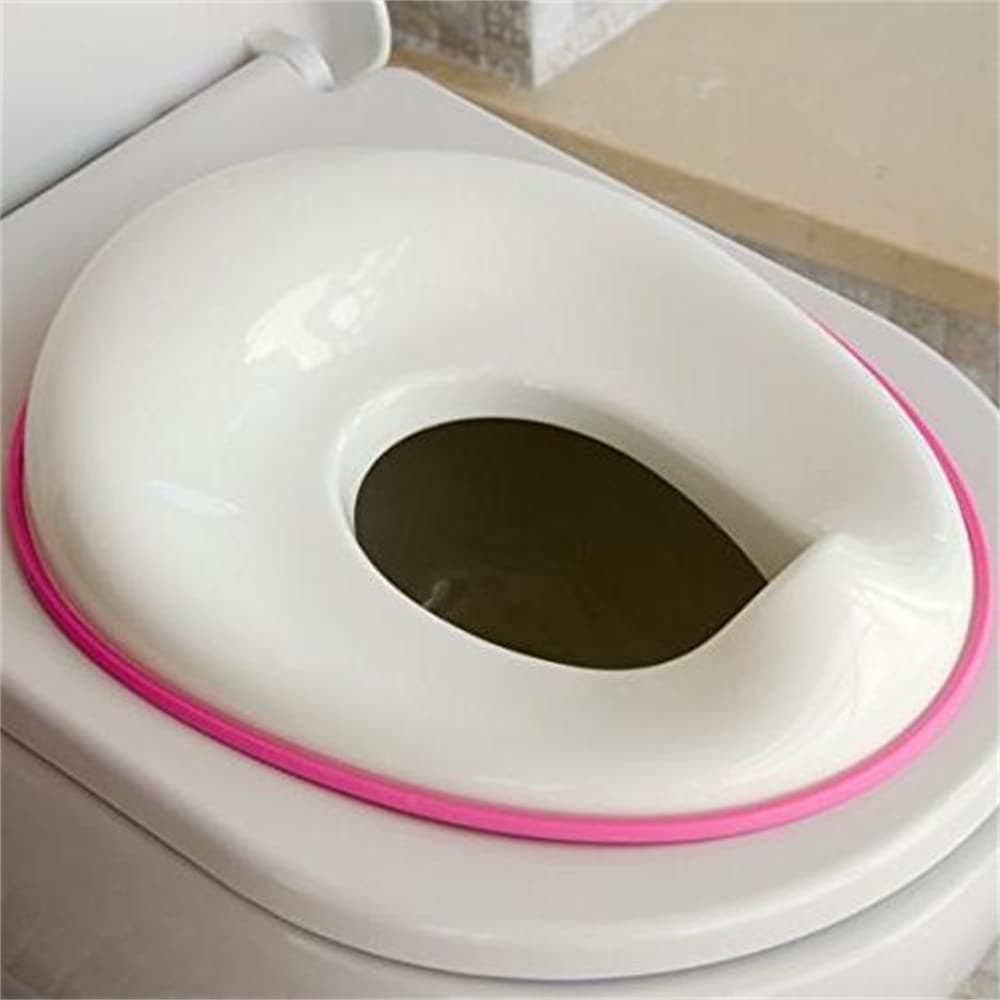 Potty Training Seat for Boys And Girls, Fits Round & Oval Toilets, Non-Slip with Splash Guard, Includes Free Storage Hook
