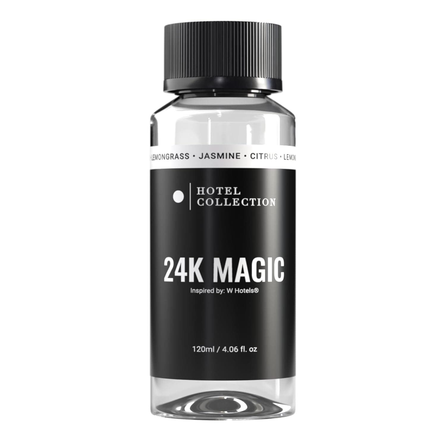 Aroma360 Hotel Collection - 24K Magic Essential Oil Scent - Luxury Hotel Inspired Aromatherapy Diffuser Oil - Hints of Zesty Citrus, Floral Jasmine, & Delicate Lily - for Diffusers - 120mL