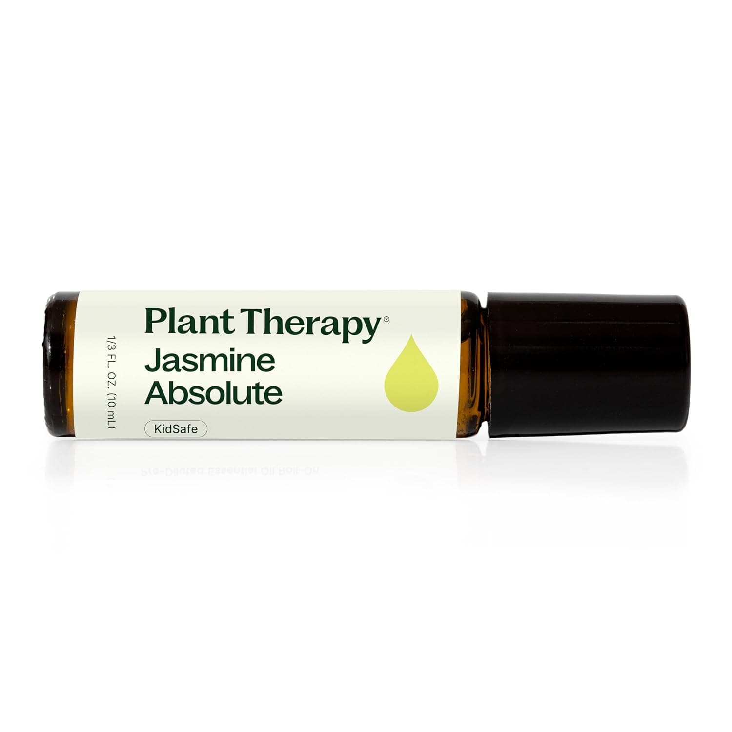 Plant Therapy Jasmine Sambac Absolute Pre-Diluted Essential Oil Perfume Roll-On 10 mL (1/3 oz) 100% Pure, Natural Aromatherapy, Therapeutic Grade