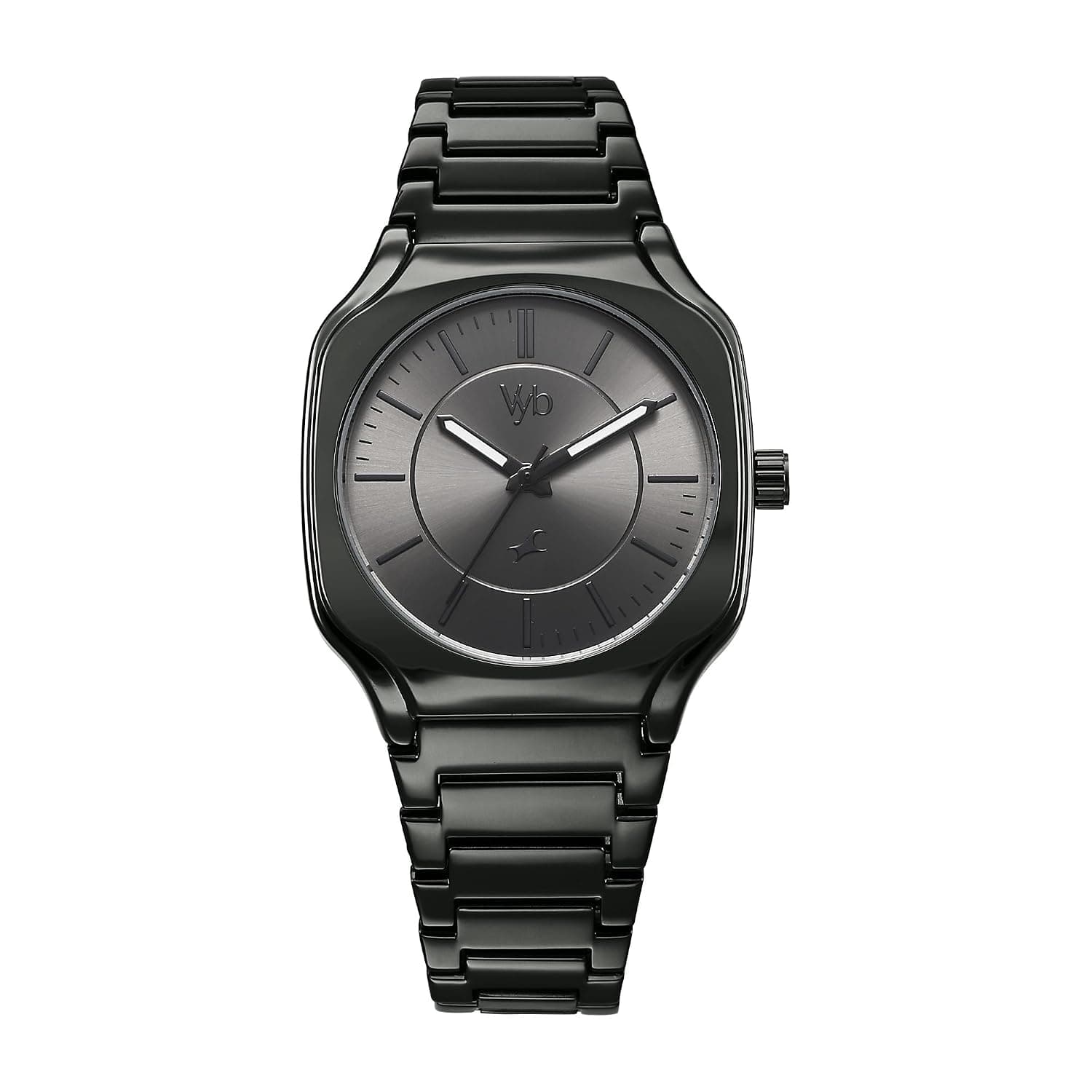 Fastrack Vyb Maverick Quartz Analog Gun Dial Watch for Men