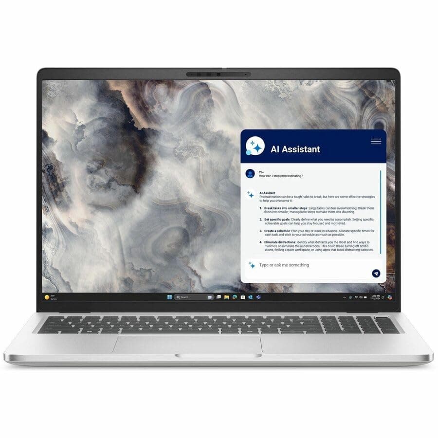 Dell Pro 16 Plus PB16250 16" Copilot+ PC Notebook - Full HD Plus - Intel Core Ultra 5 236V - vPro Technology - 16 GB - 512 GB SSD - English (US) Keyboard - Silver
