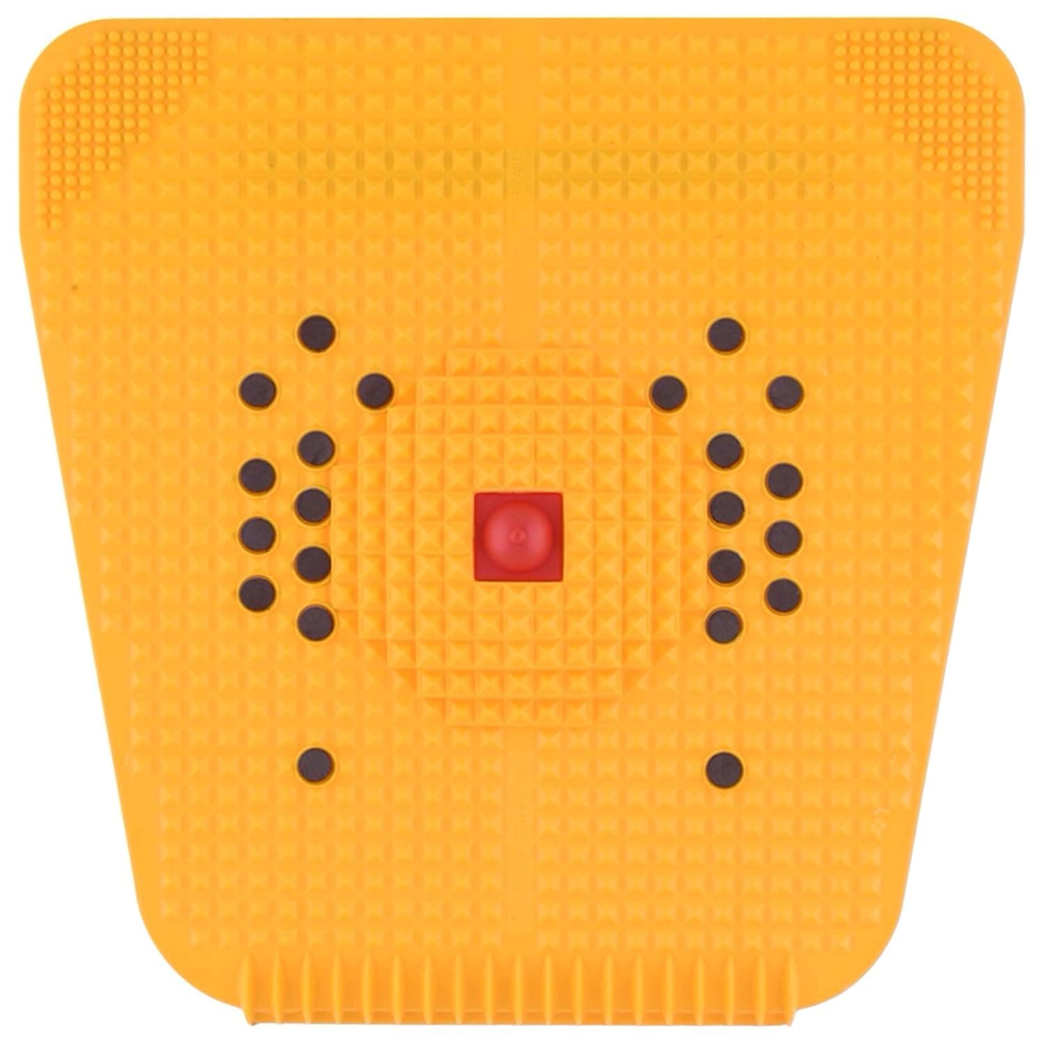 Livronic Acupressure Mat For Foot,Magnetic Pyramidal Foot Power Mat,Acupuncture ,Stress Reliever Plate Therapy For ,Pain Relief,Blood Circulation,Health Care Heel Knee Leg Sciatica Massager(Yellow)