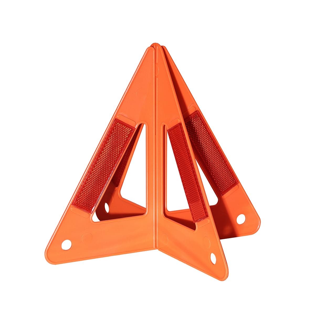 Lawazim Plastic Triangle Reflective Road Safety - 2 Piece - Foldable Emergency Warning Triangles with High-Visibility Reflective Surface for Vehicle Breakdowns, Roadside Assistance, and Traffic Safety