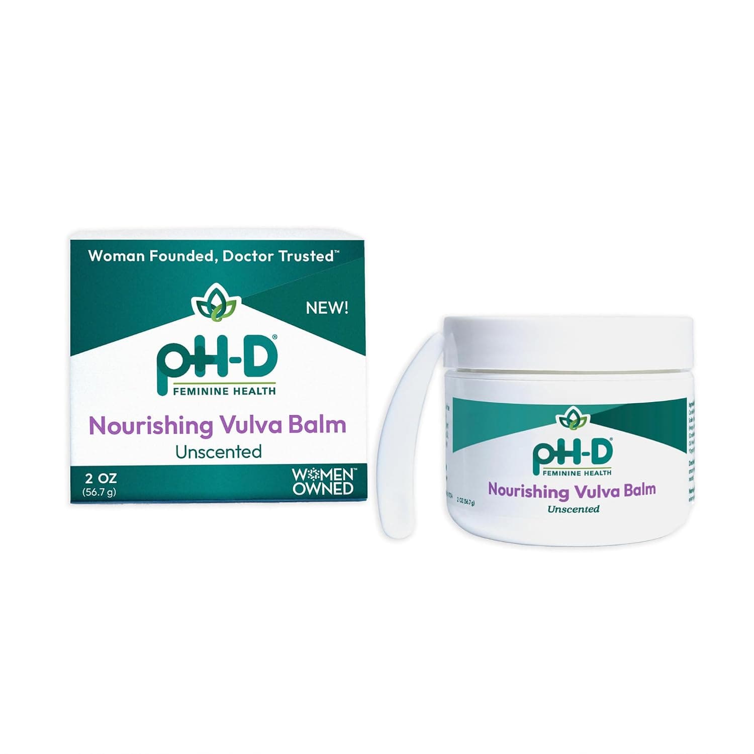 pH-D Feminine Health, Nourishing Vulva Balm, Unscented, 2 oz (56.7 g)