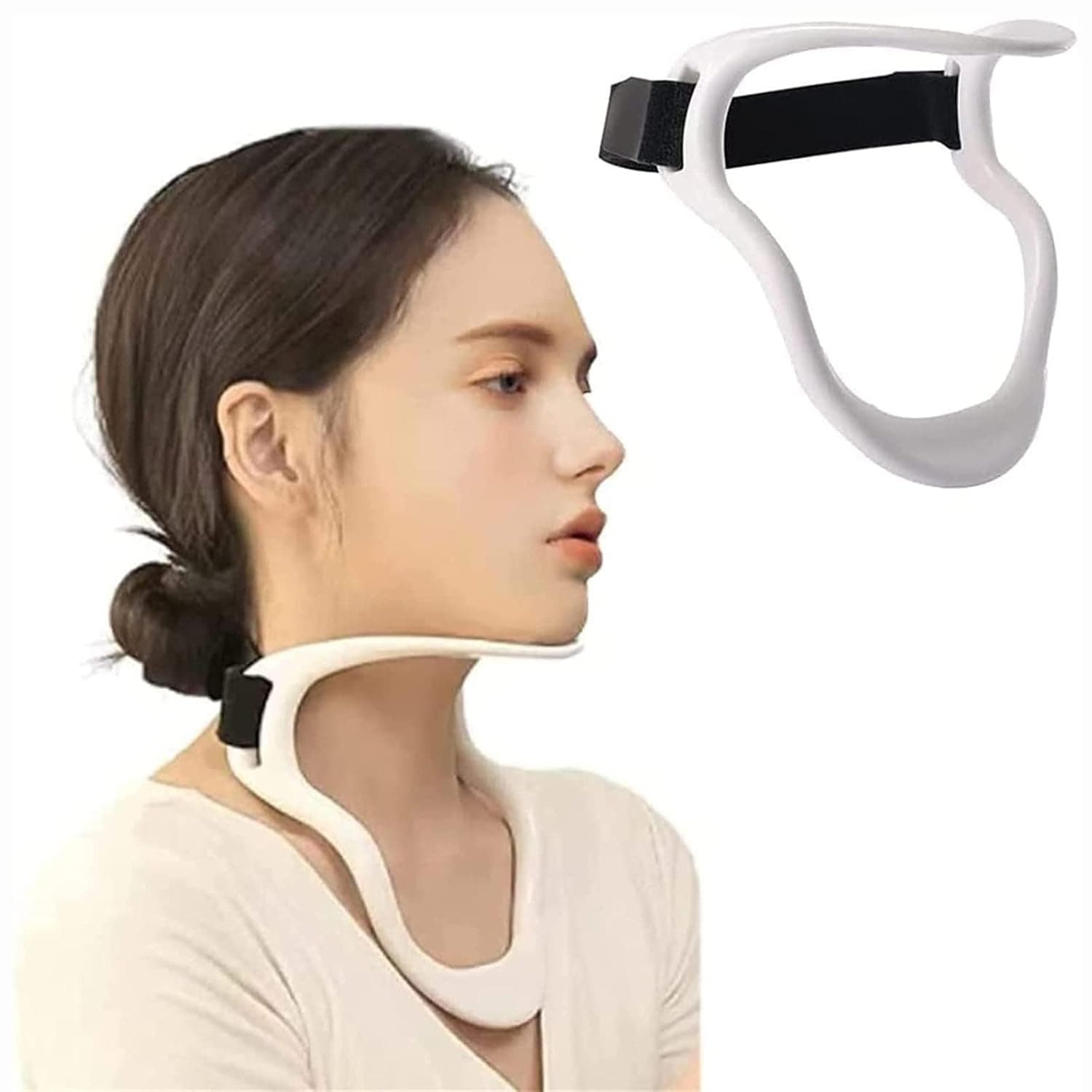 Neck Posture Corrector, Anti-Arch Correction Stabilizer, Lightweight Neck Support Device - for Learning Read to Correct Forward Head Posture