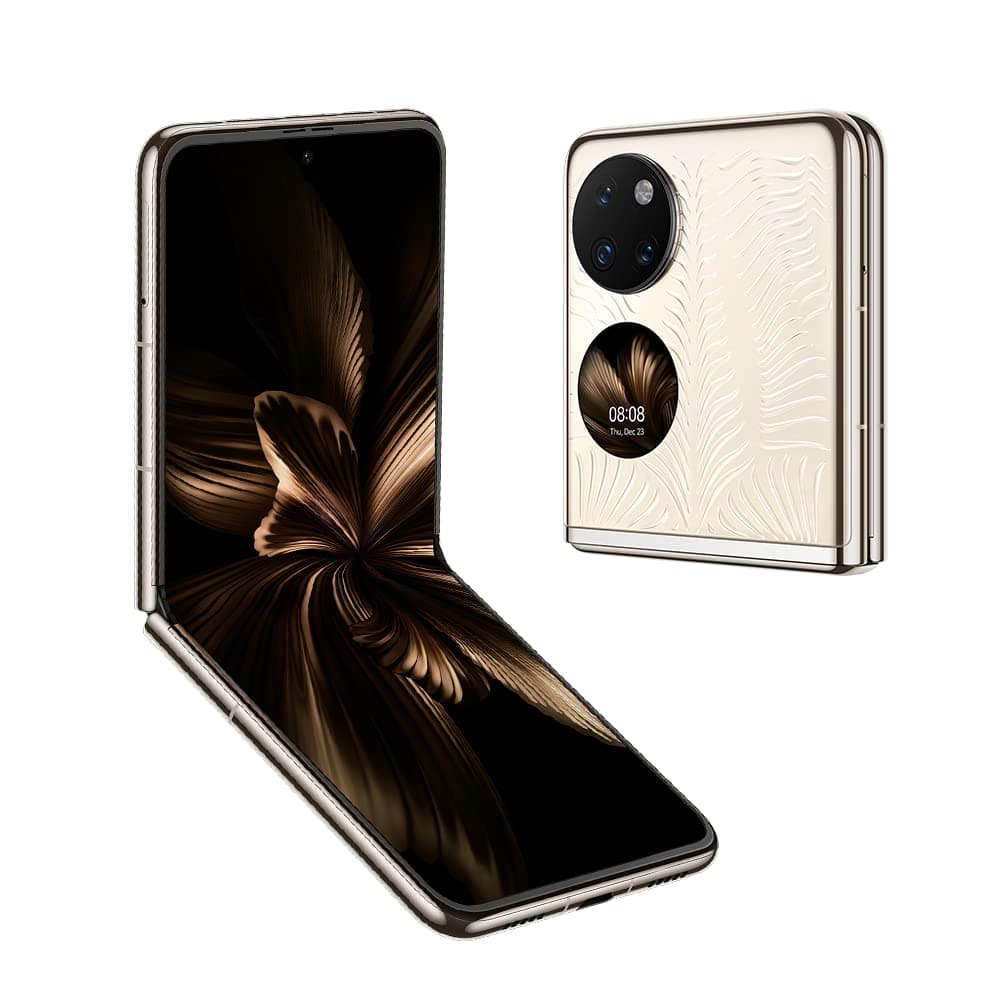 Huawei P50 Pocket Dual-SIM 512GB ROM + 12GB RAM (GSM Only | No CDMA) Factory Unlocked 4G/LTE Smartphone (Premium Gold) - International Version