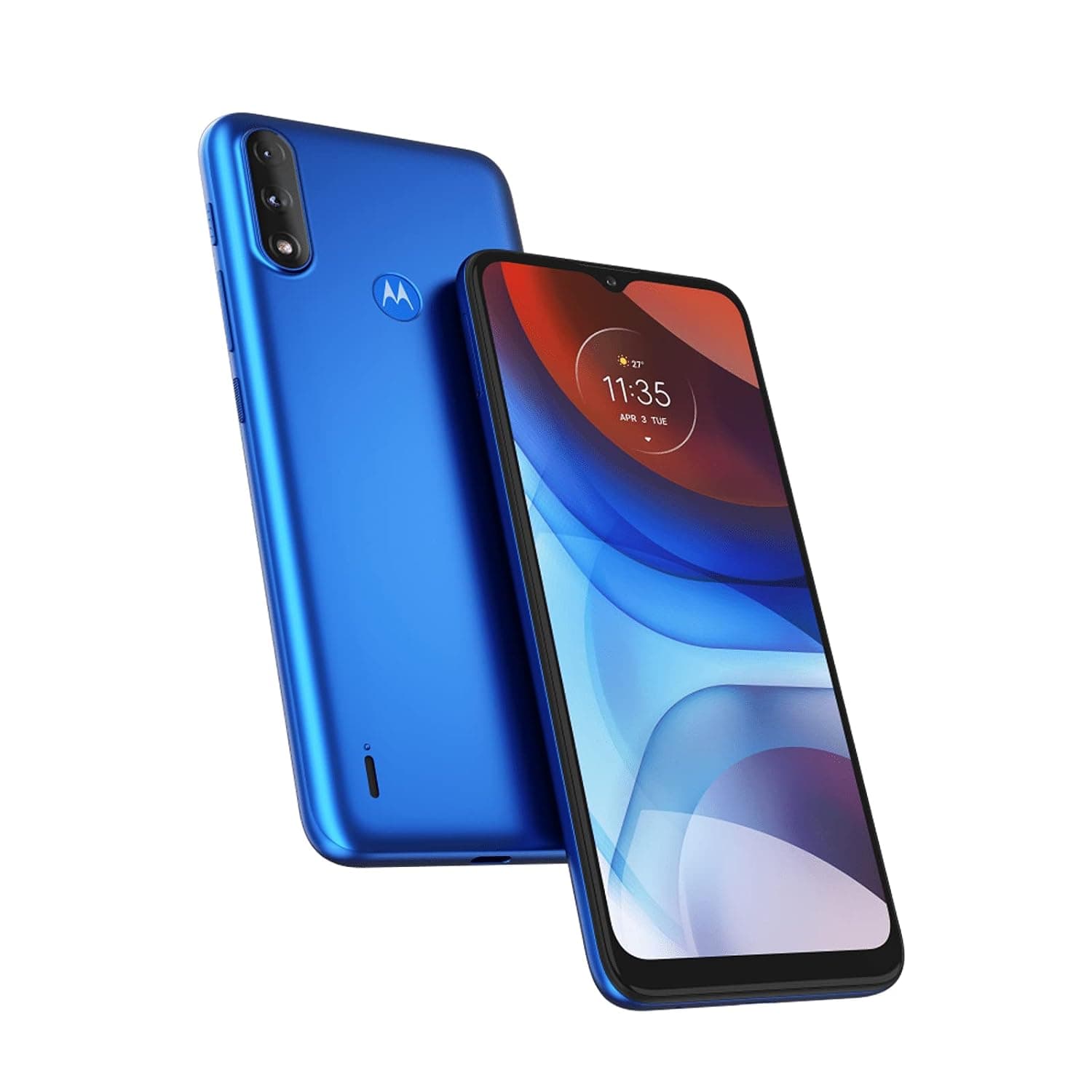 Motorola Moto E7 Power Dual-SIM 64GB ROM + 4GB RAM (GSM only | No CDMA) Factory Unlocked 4G/LTE SmartPhone (Tahiti Blue) - International Version
