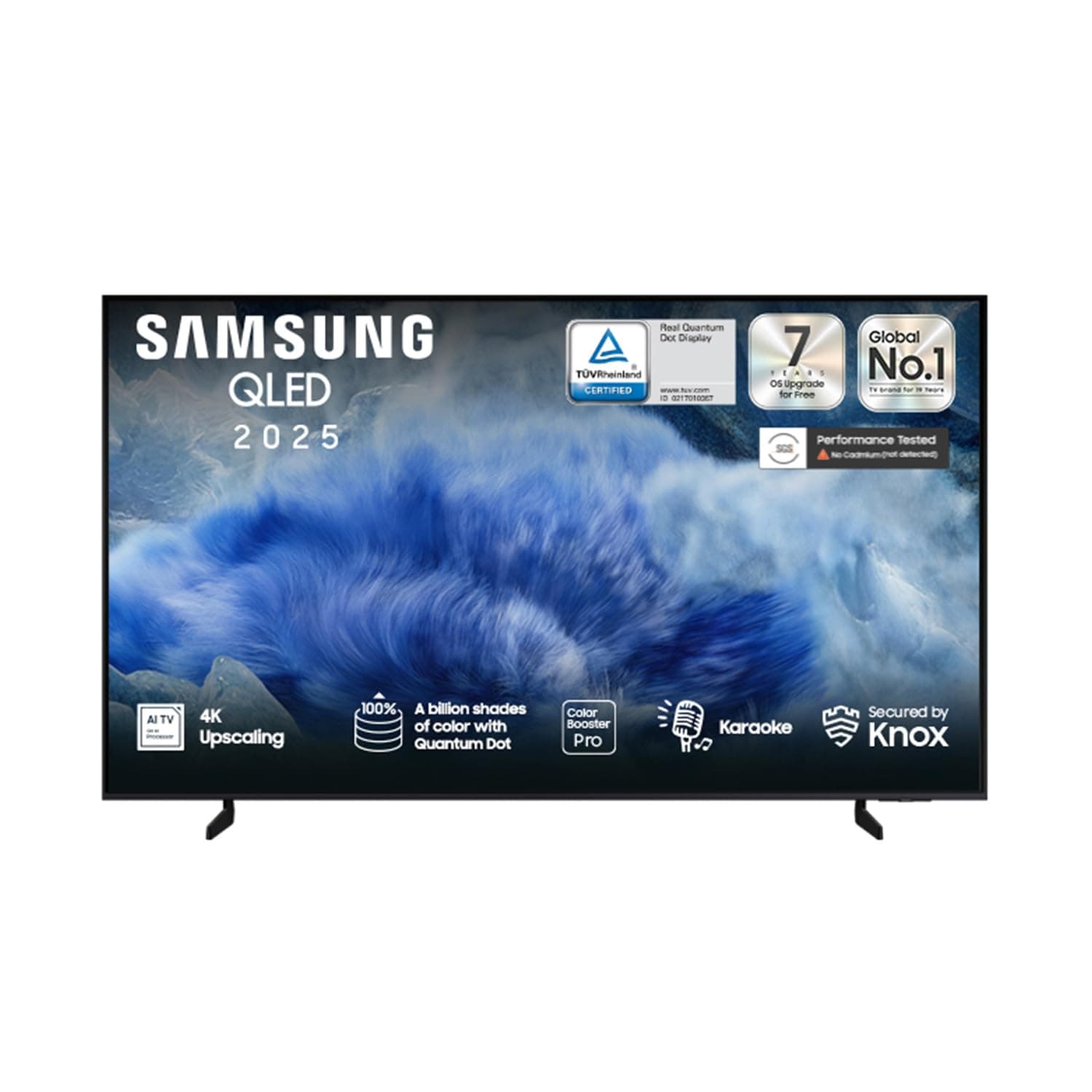 Samsung 65 Inch QLED TV, Q8F, 4K, Q4 AI Processor, 100% Color Volume with Quantum Dot, AirSlim, Endless Free Content, Smart TV, QA65Q8FAAUXSA (2025 - KSA Version)