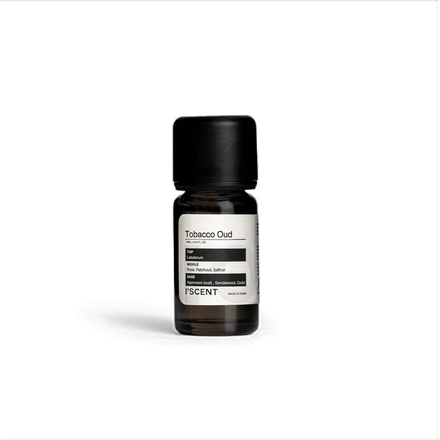 ISCENT | Tobacco Oud Oil Refill for Ensō Mini Diffuser (Home & Car) – 10ml Smoky Amber-Woody Scent with Oud, Saffron, Patchouli, Sandalwood & Cedar