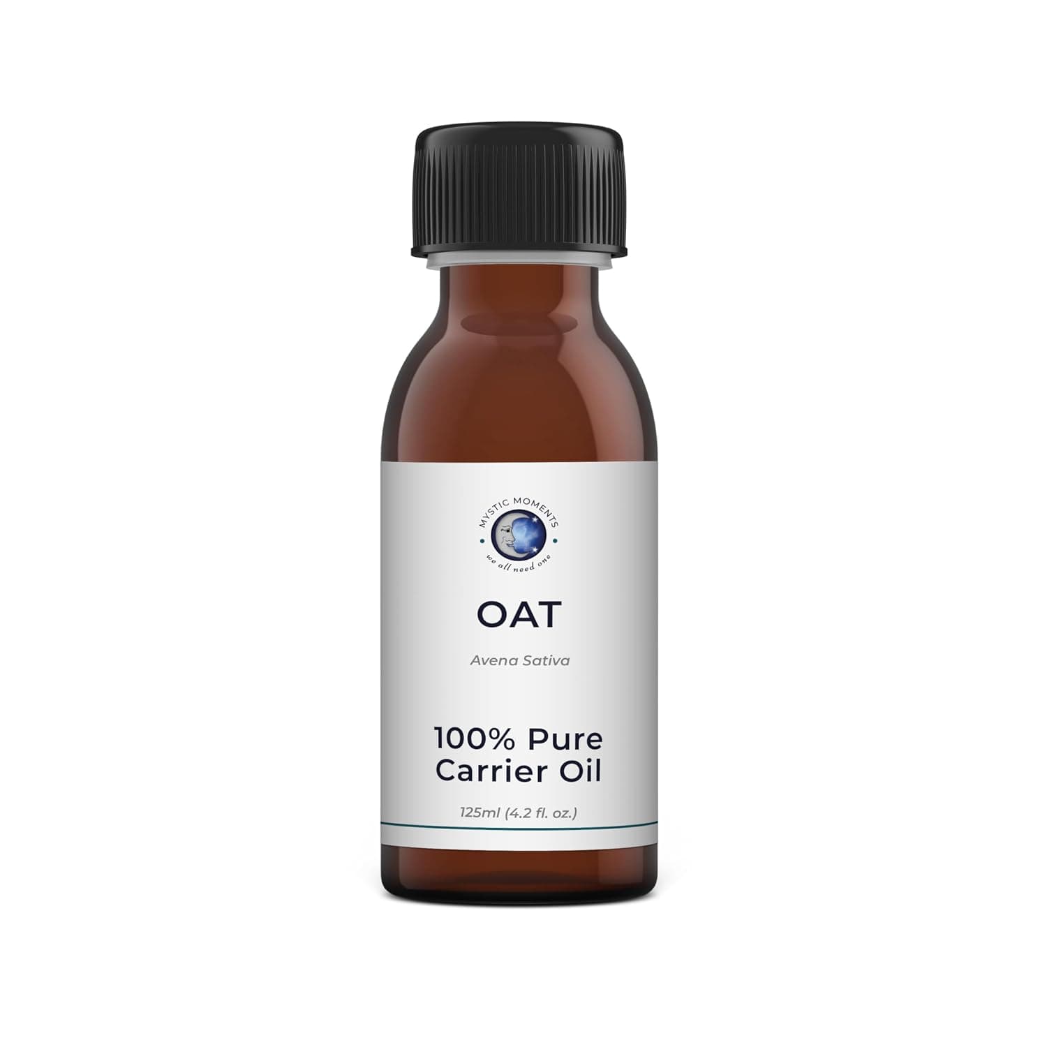 Mystic Moments | Oat Carrier Oil 125ml - Pure & Natural Oil Perfect For Hair, Face, Nails, Aromatherapy, Massage and Oil Dilution Vegan GMO Free