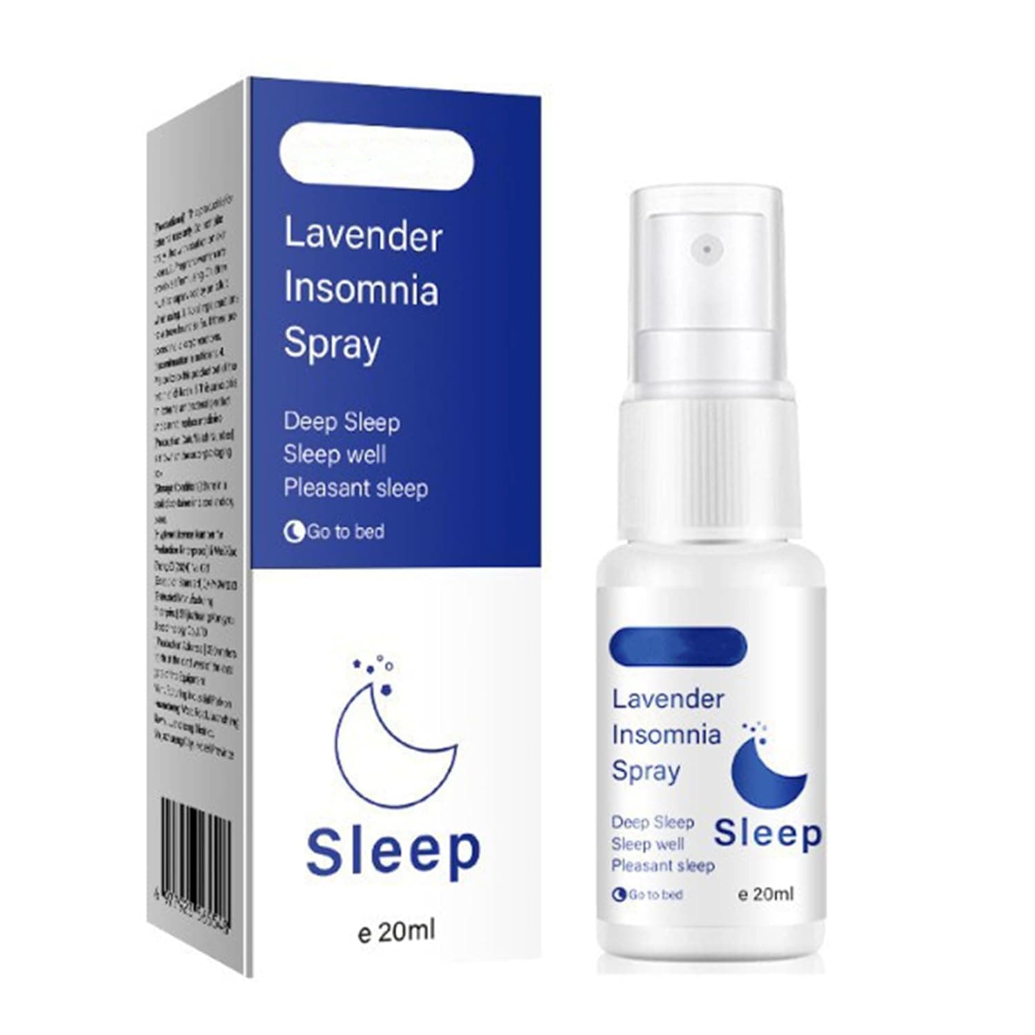 Natural Lavender Sleep Spray, Natural Sleep Rest Aid, Aromatherapy S-leep Lavender Vanilla Pillow Mist, Aromatherapy Botanical Essential Oils for S-leeping, Fall Asleep Easily and Comfortably