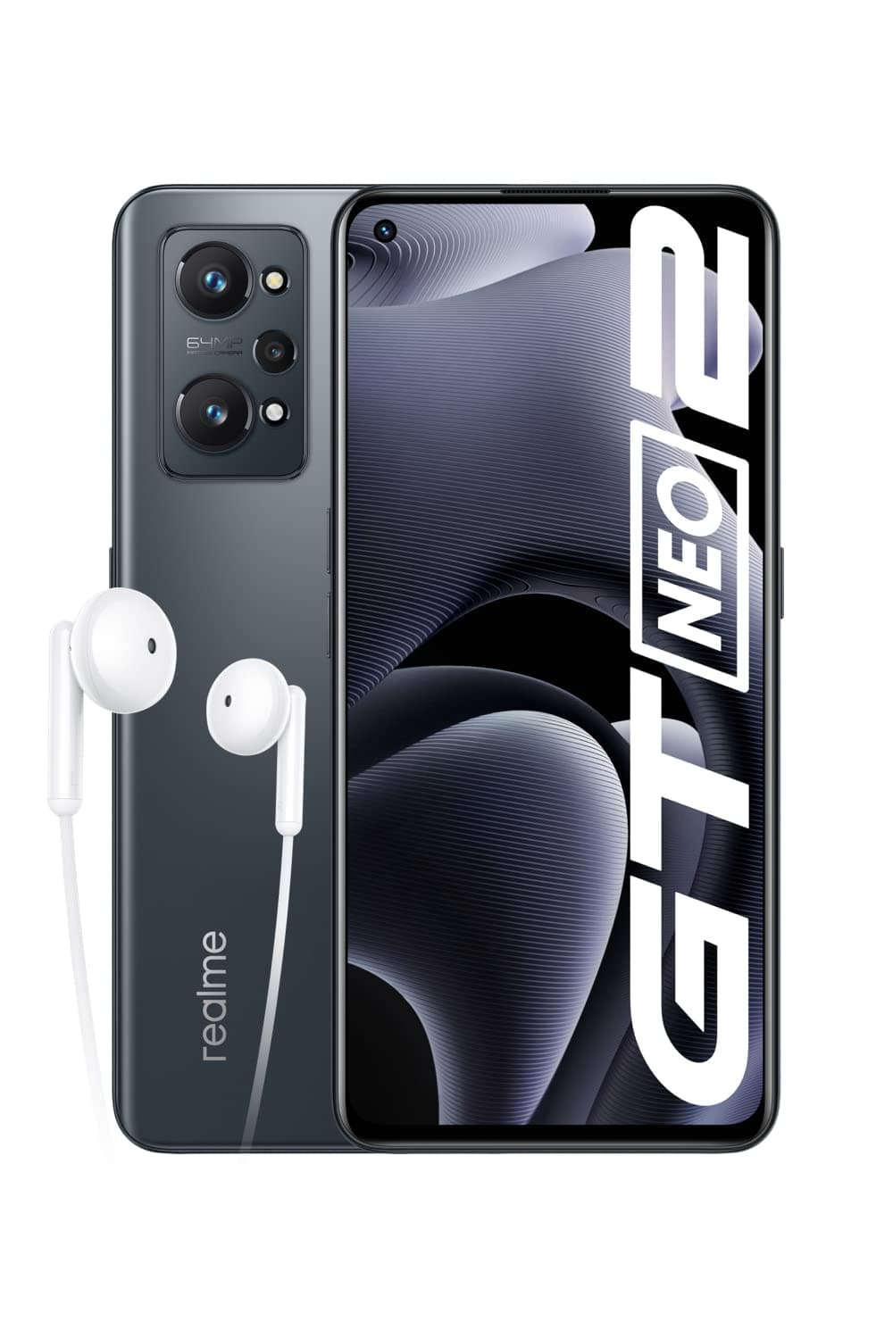 Realme GT Neo2 Dual-SIM 256GB ROM + 12GB RAM (GSM | CDMA) Factory Unlocked 5G Smartphone (Neo Black) - International Version