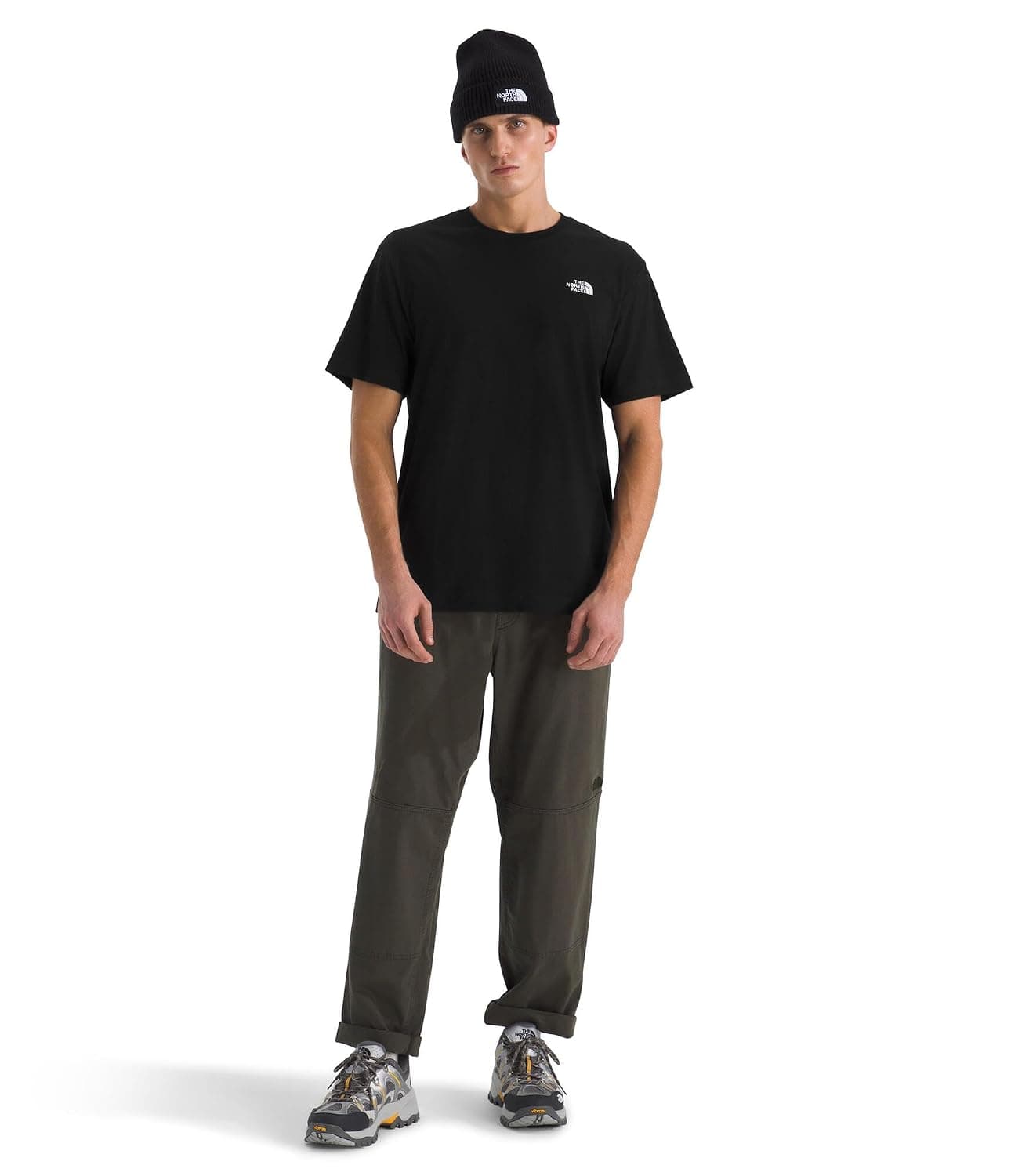 The North Face Mens Evolution Simple Dome Short-Sleeve Tee (Standard & Big Size) - Logo Graphic Tee, Cotton Fabric