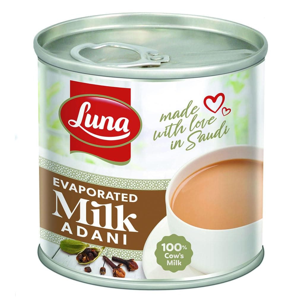 Luna Evaporated Milk Adani Flavour, 170 g
