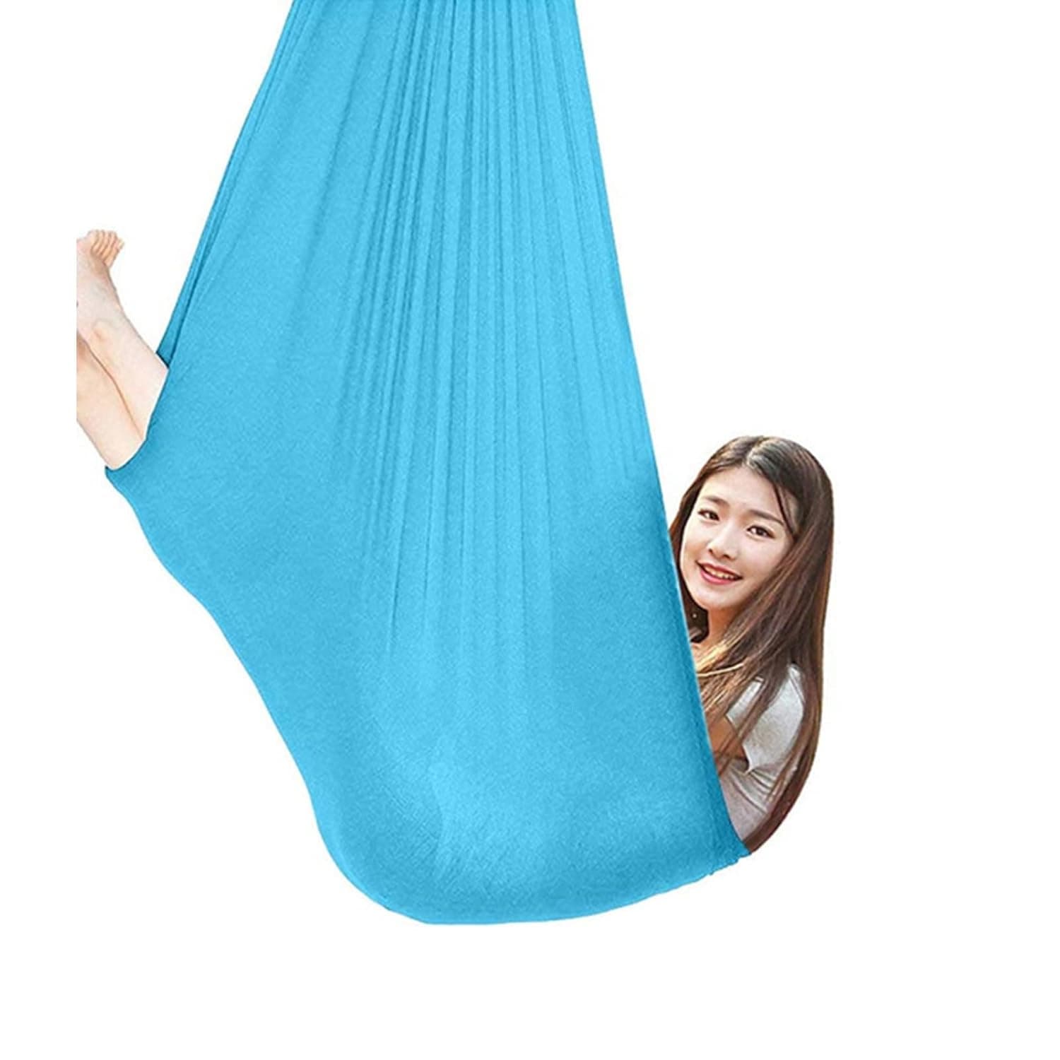 Sensory Swing for adults Therapy Swing for kids with sensory need Indoor Soothing Calming Snuggle Hammocks durable soft fabric swing Results in a calming effect
