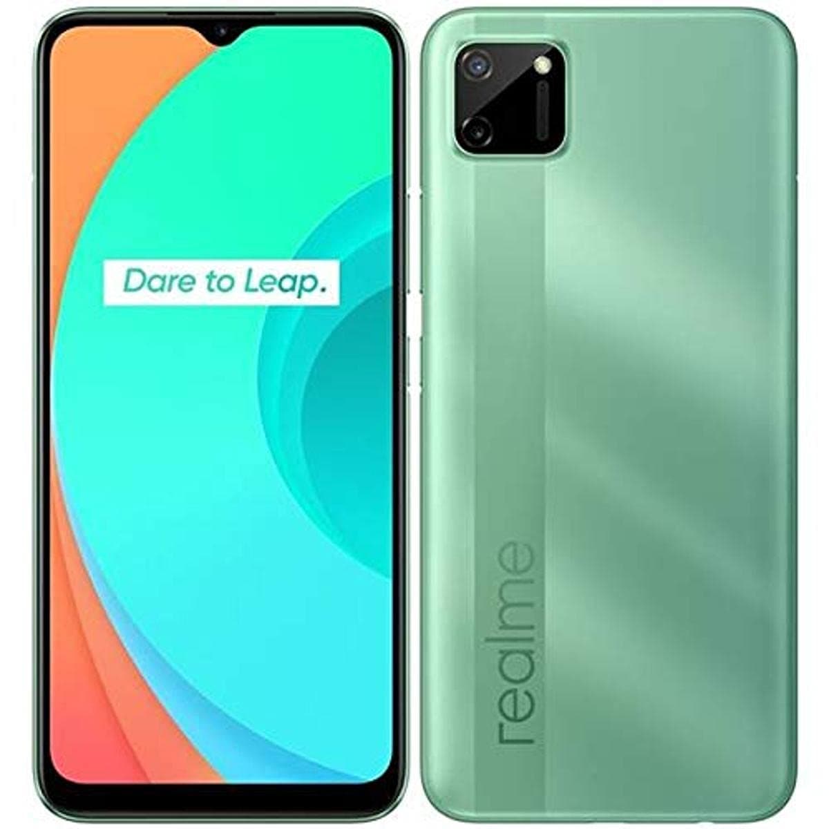realme Android 10 C11 (32 Gb,3G Ram) UI 1.0 Octa-core PowerVR GE8320 Dual 13 MP,2 MP LED Flash,1080p 30fps Li-Po 5000 mAh Phone, Green