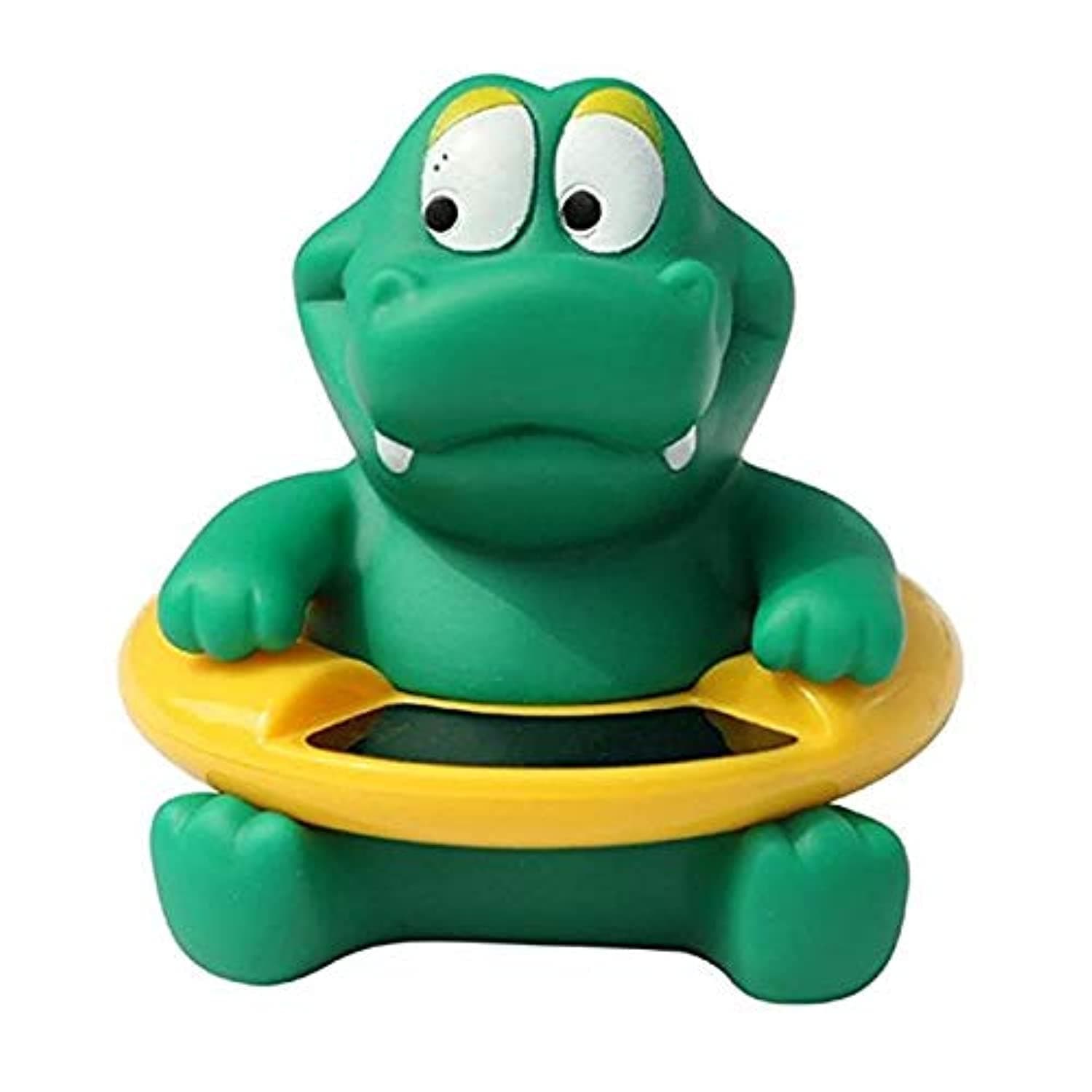 Baby Infant Bath Tub Thermometer Cute Animal Water Temperature Tester Bathing Toy green crocodile