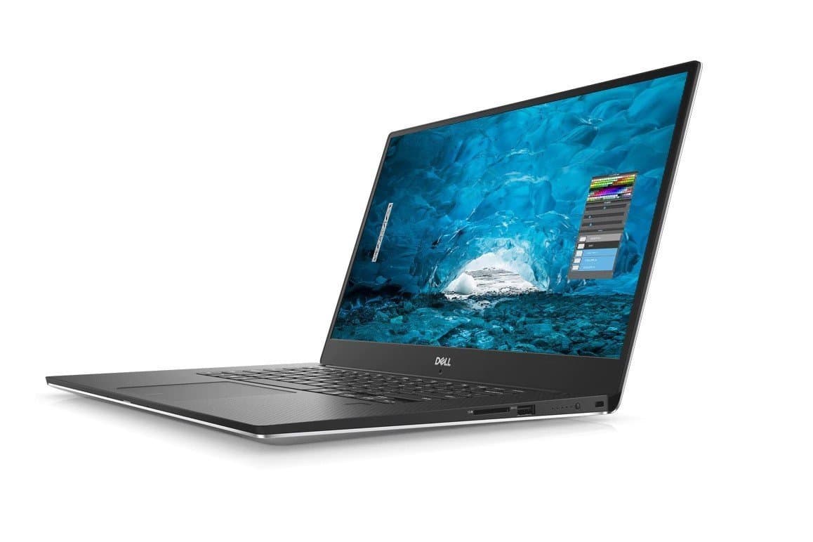 2018 Dell XPS 9570 Laptop, 15.6" FHD (1920 x 1080) InfinityEdge Display, 8th Gen Intel Core i7-8750H, 16GB RAM, 256GB SSD, GeForce GTX 1050Ti, Fingerprint Reader, Windows 10 Home, Silver