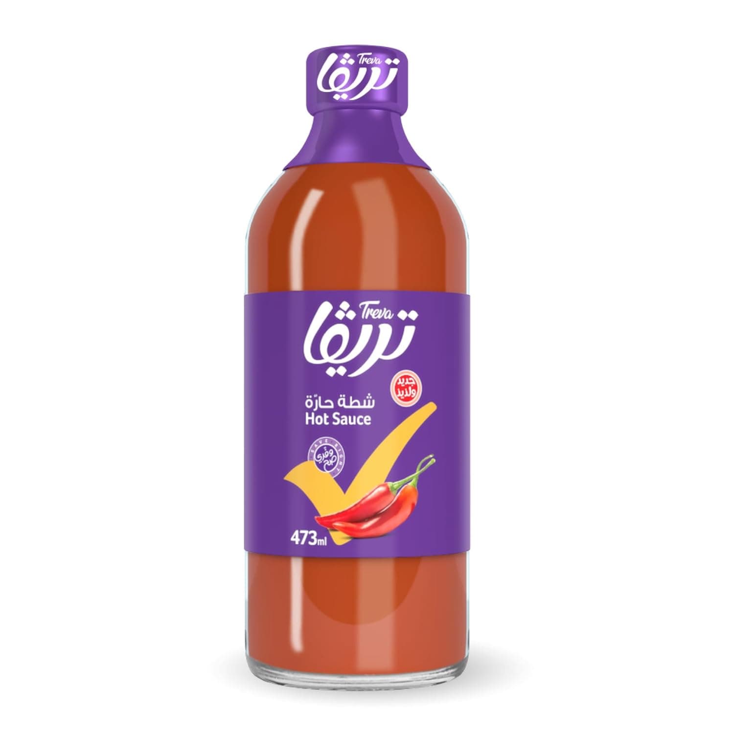Treva Hot Sauce, 473ml, Free From Additives, Combines Quality And Value With Consistent Flavor And Lasting Quality