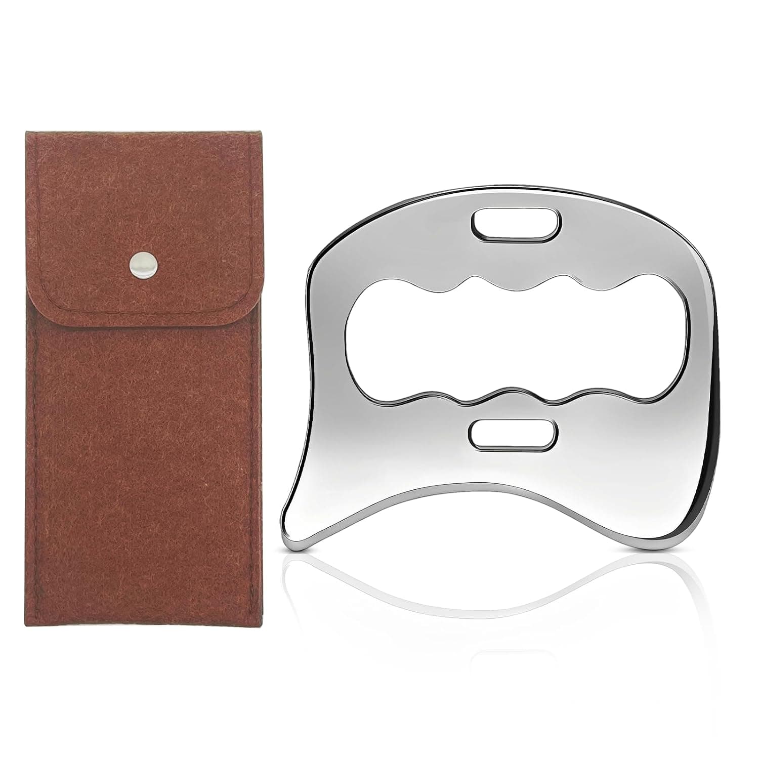 Gua Sha Scraper Full Body Cellulite Massage - for Legs, Back, Face, Neck, Muscle Relaxation & Pain Relief