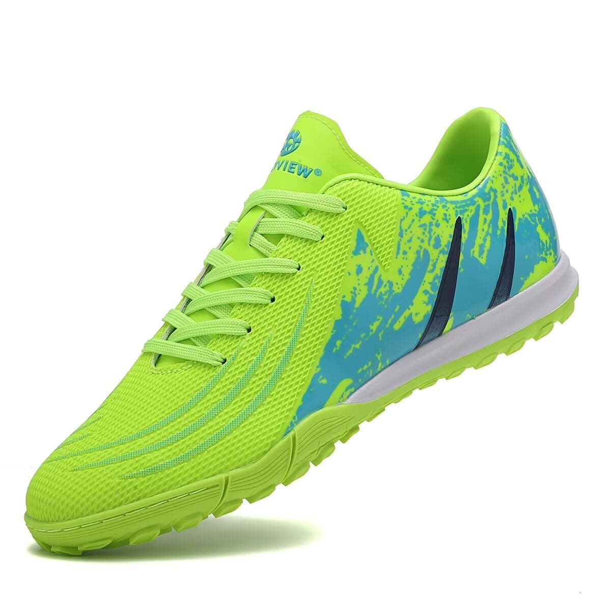 SKY VIEW Men's And Women's Soccer Shoes Cleats Professional IC/IN Low-Top Athletic Turf Football Shoes Outdoor/Indoor Professional Futsal Football Training Sneakers For Unisex