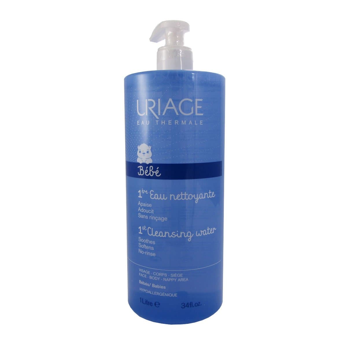 Uriage Baby's 1st Skin Care by Eau Thermale 1er Eau: 1st Water Gentle Cleansing Water 1000ml