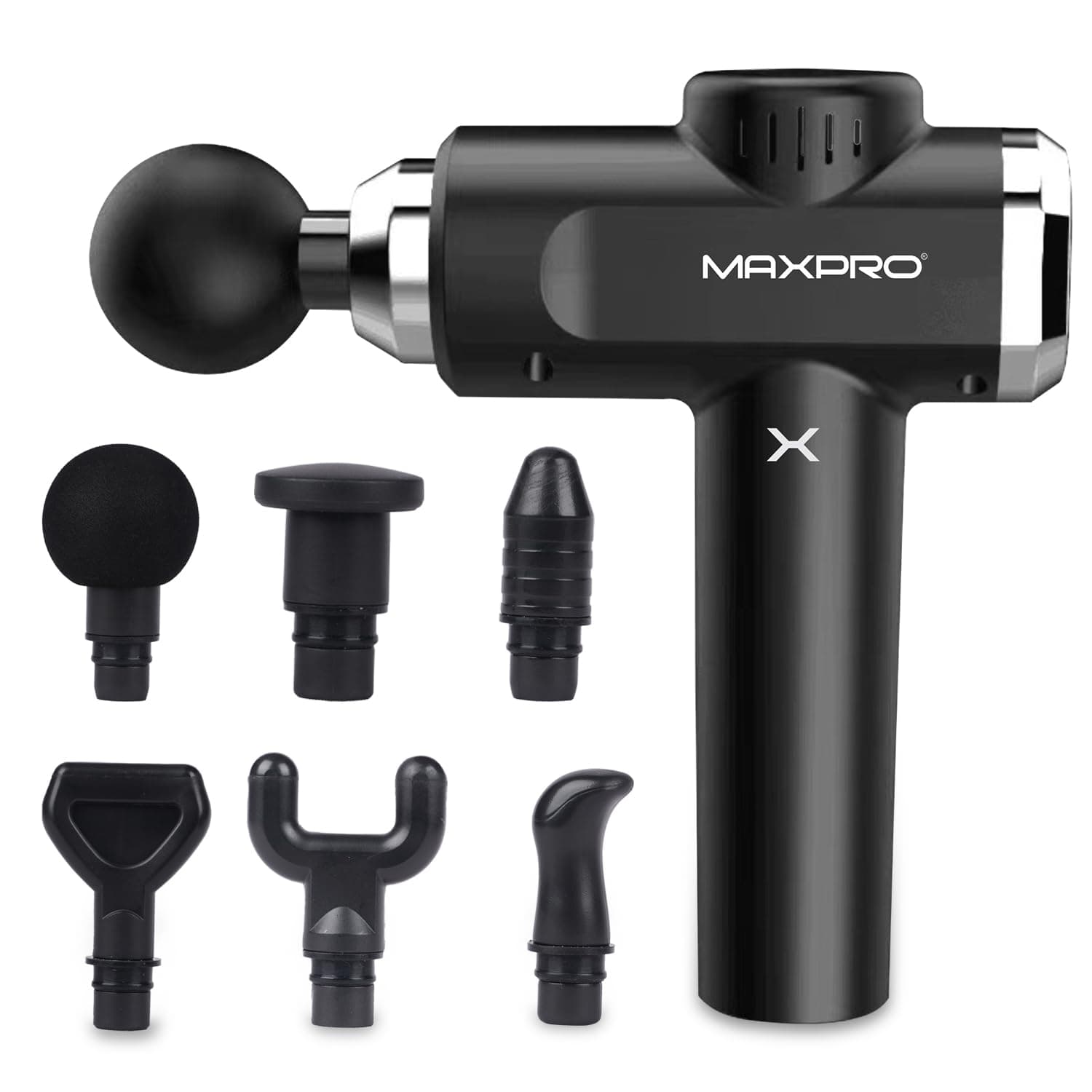 MAXPRO MPMG02 Handheld Precision Deep Tissue Massage Gun for Full body pain relief of neck, shoulder, back, foot for Men and Women, Rechargeable, Body relaxation